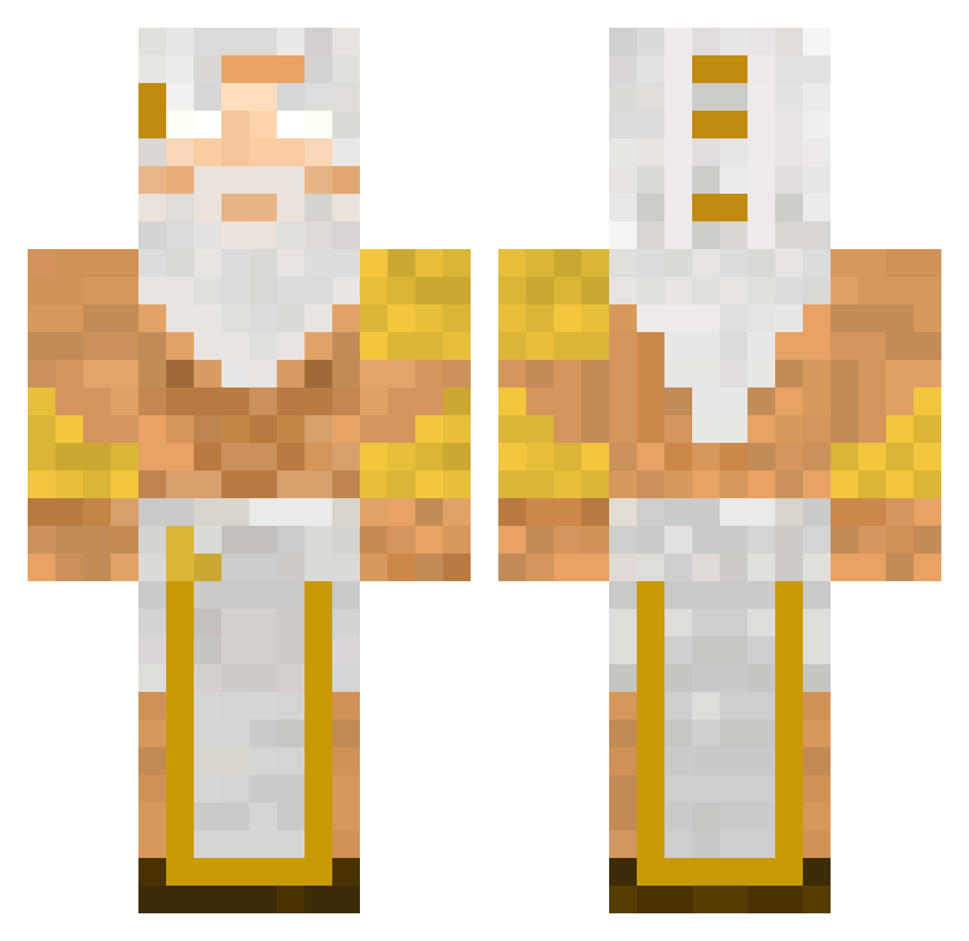 UluOnder_Hz_Enes Minecraft skin, front and back view