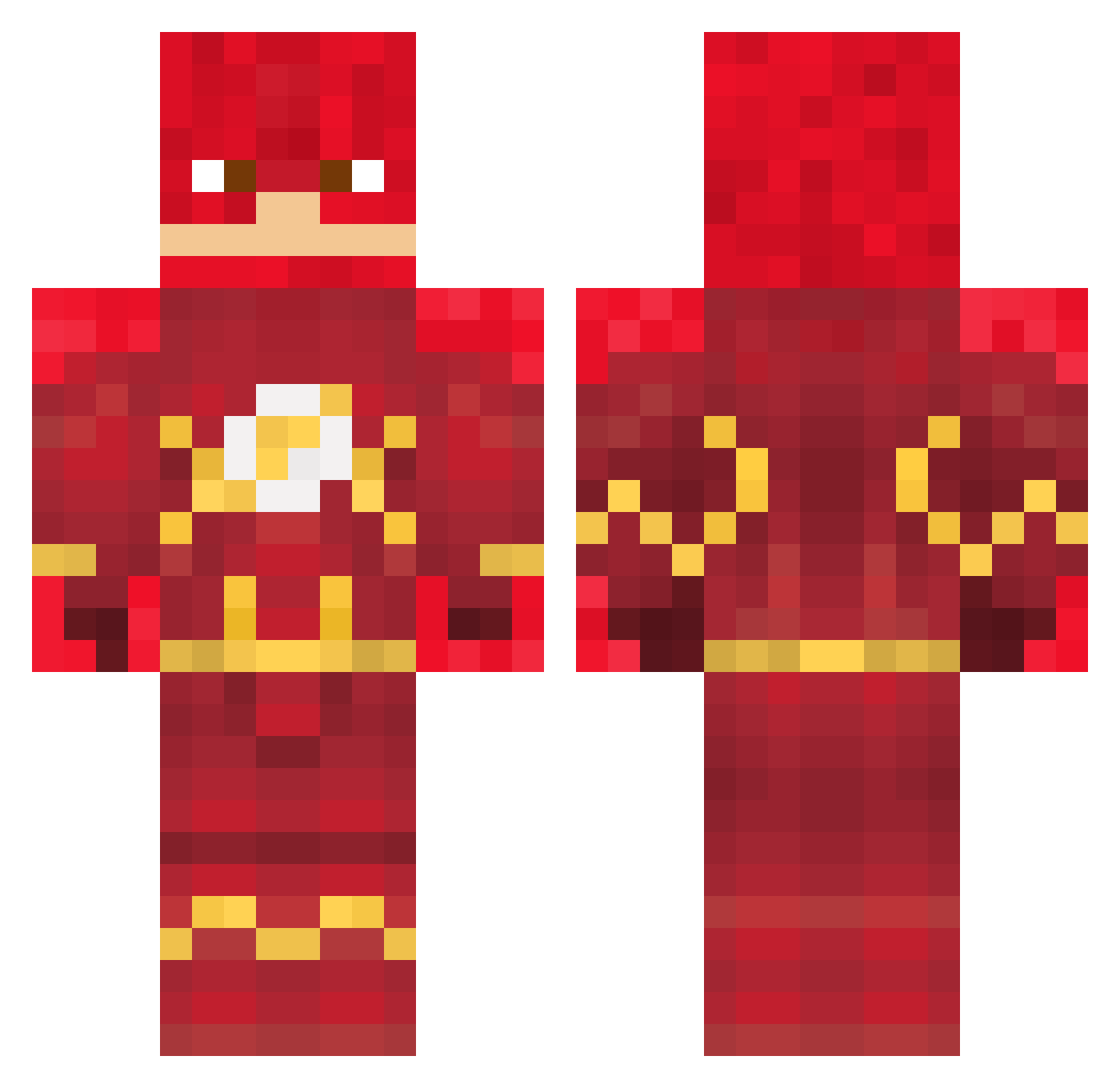 shishamann Minecraft skin, front and back view