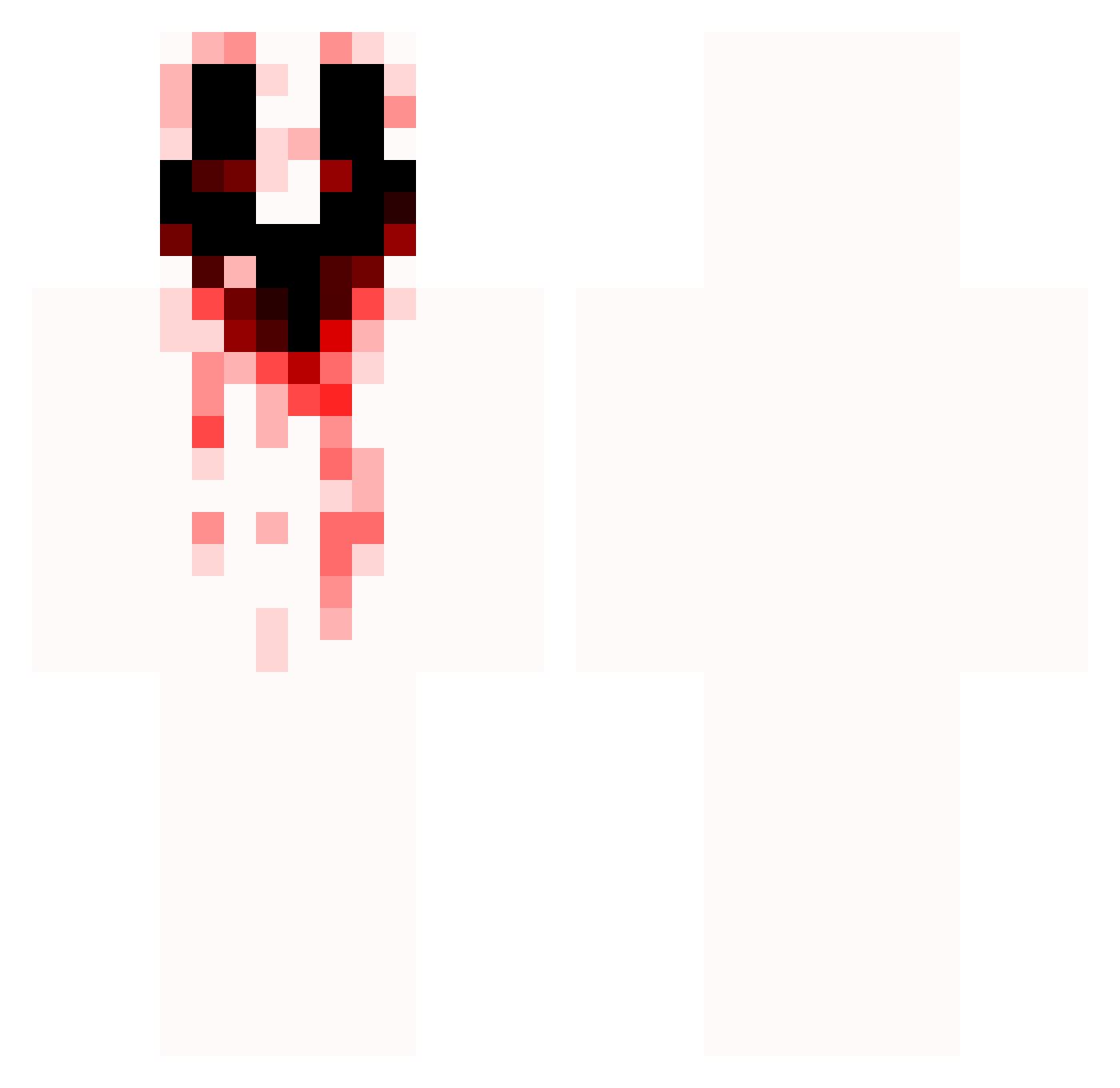 ryu0455 Minecraft skin, front and back view