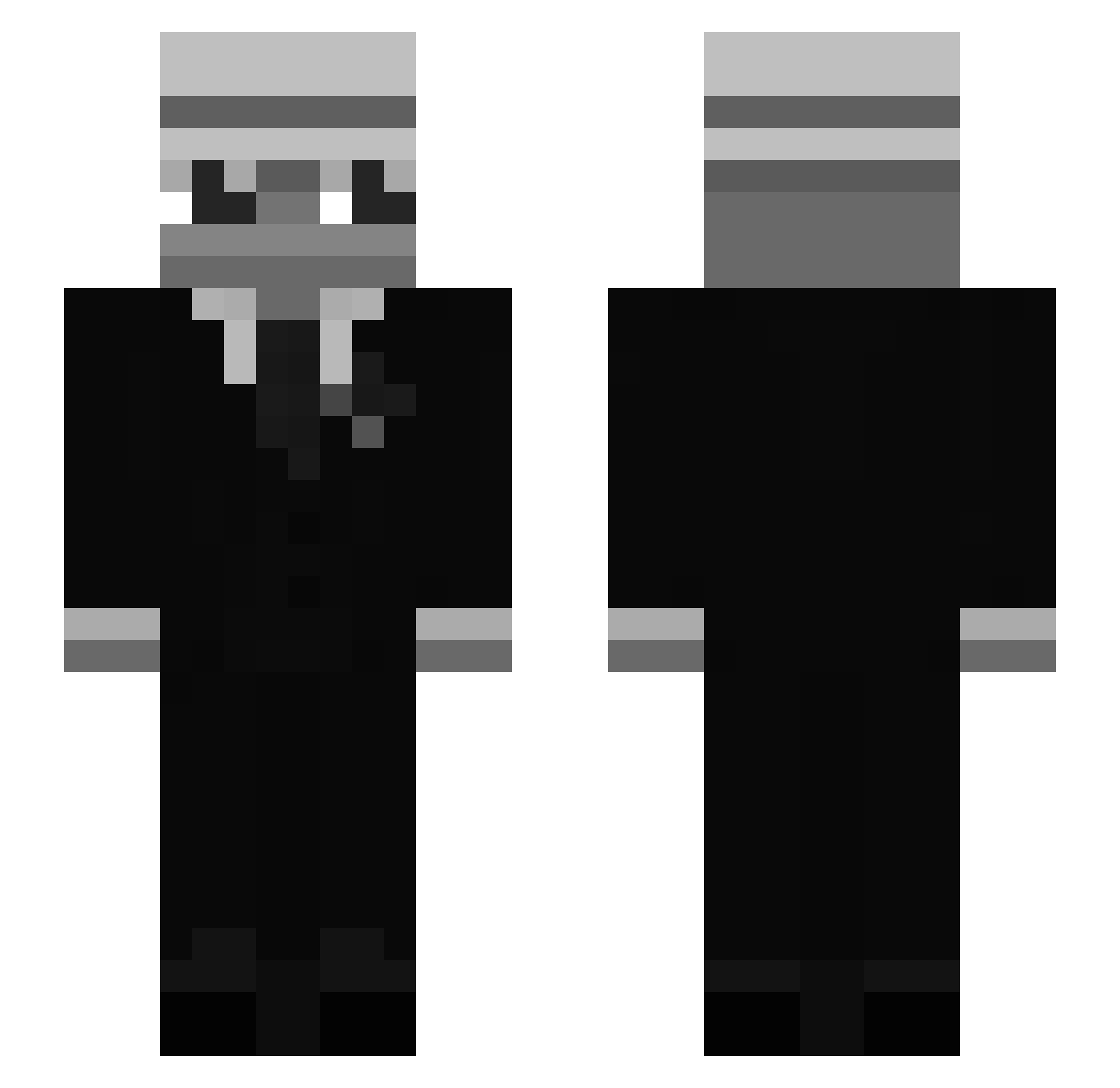 Rui_jing Minecraft skin, front and back view