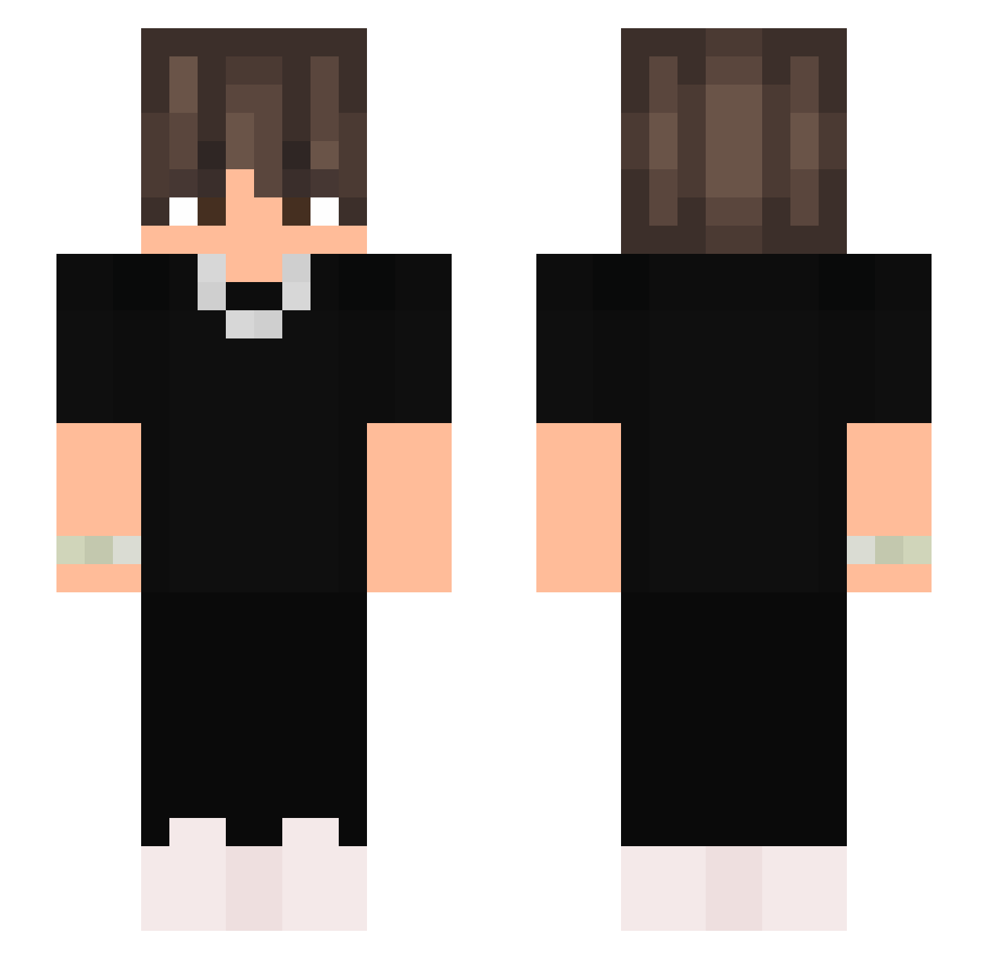 X_Lee Minecraft skin, front and back view