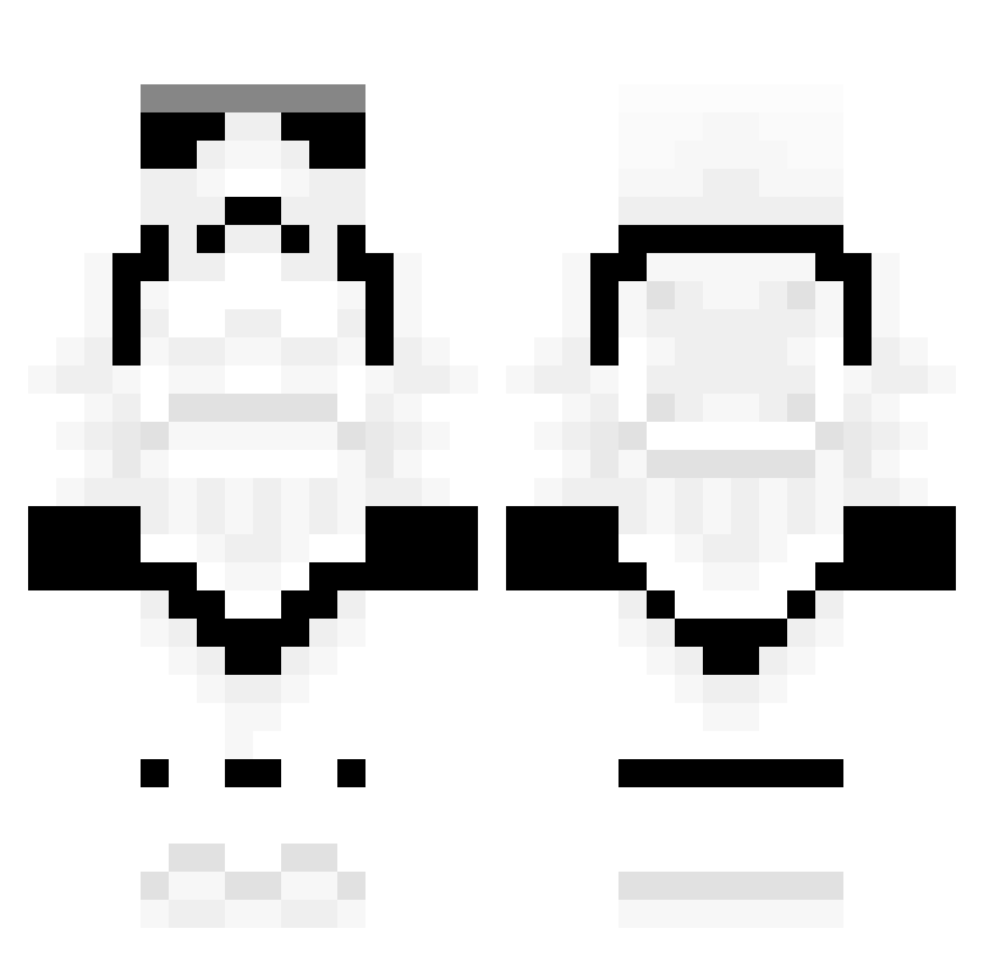 Ackn0wledge Minecraft skin, front and back view
