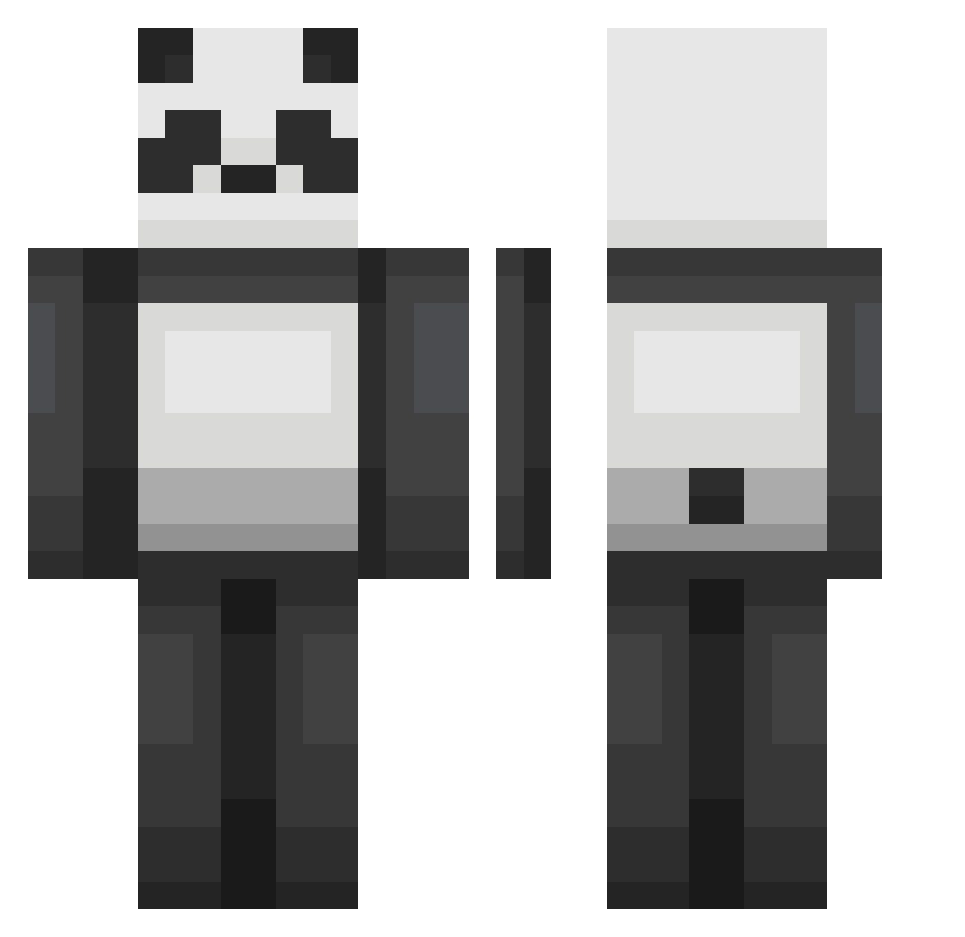 ImPixels_ Minecraft skin, front and back view