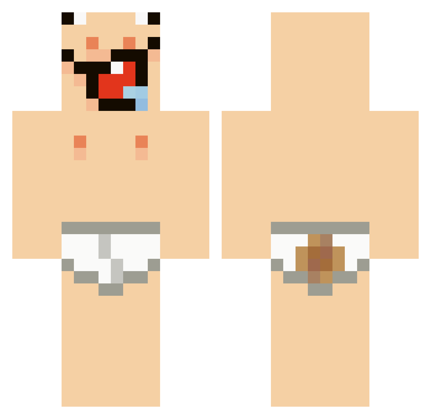 LegenBoy_ Minecraft skin, front and back view