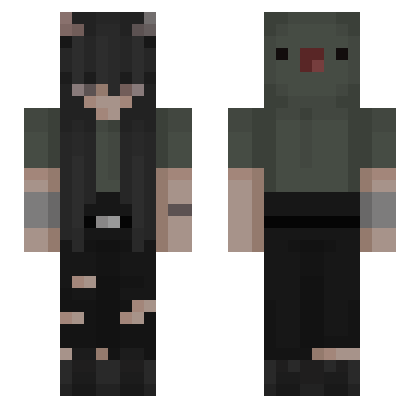 LiMo__ Minecraft skin, front and back view