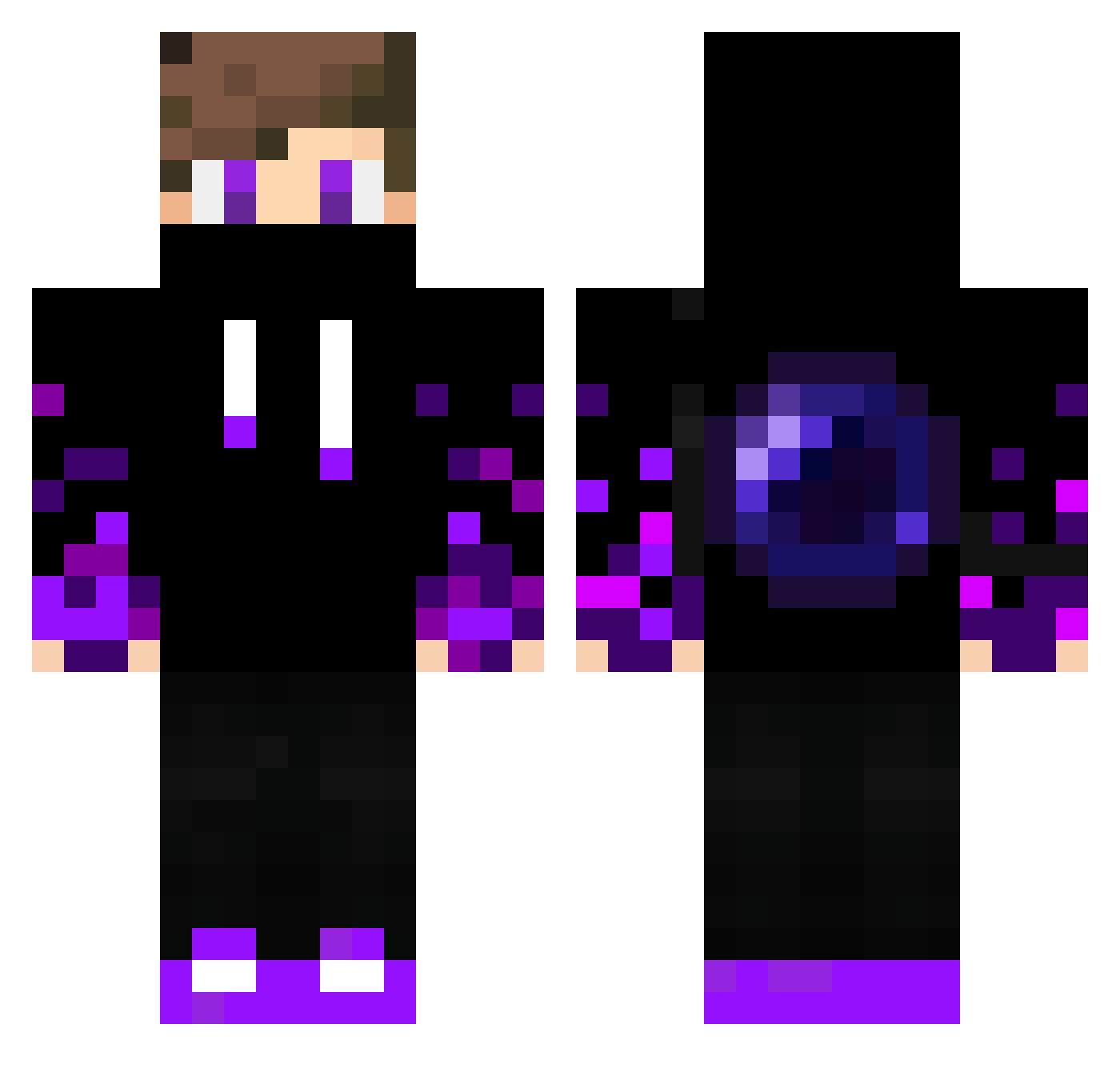buiuu77 Minecraft skin, front and back view
