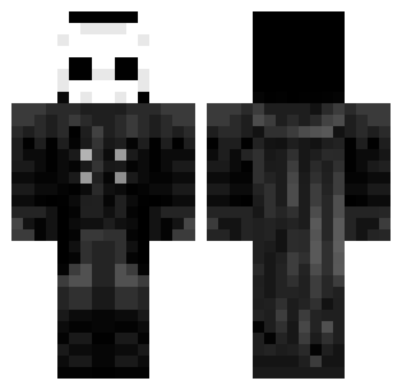 zC3ltic Minecraft skin, front and back view