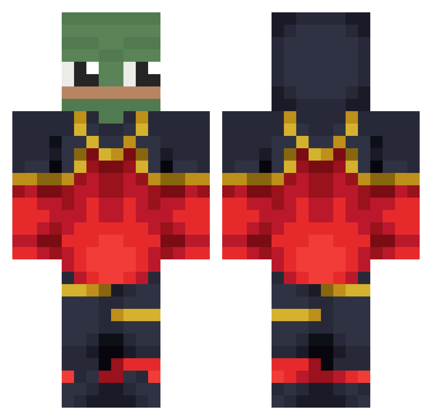 srtuiol Minecraft skin, front and back view