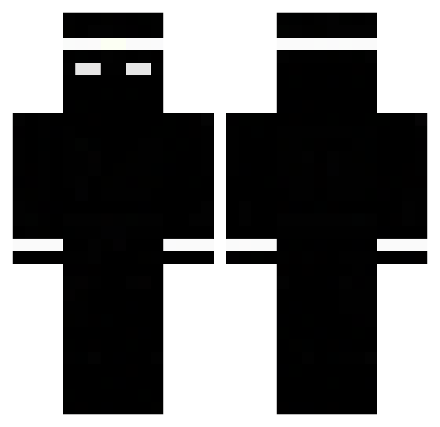 ThibouGang Minecraft skin, front and back view