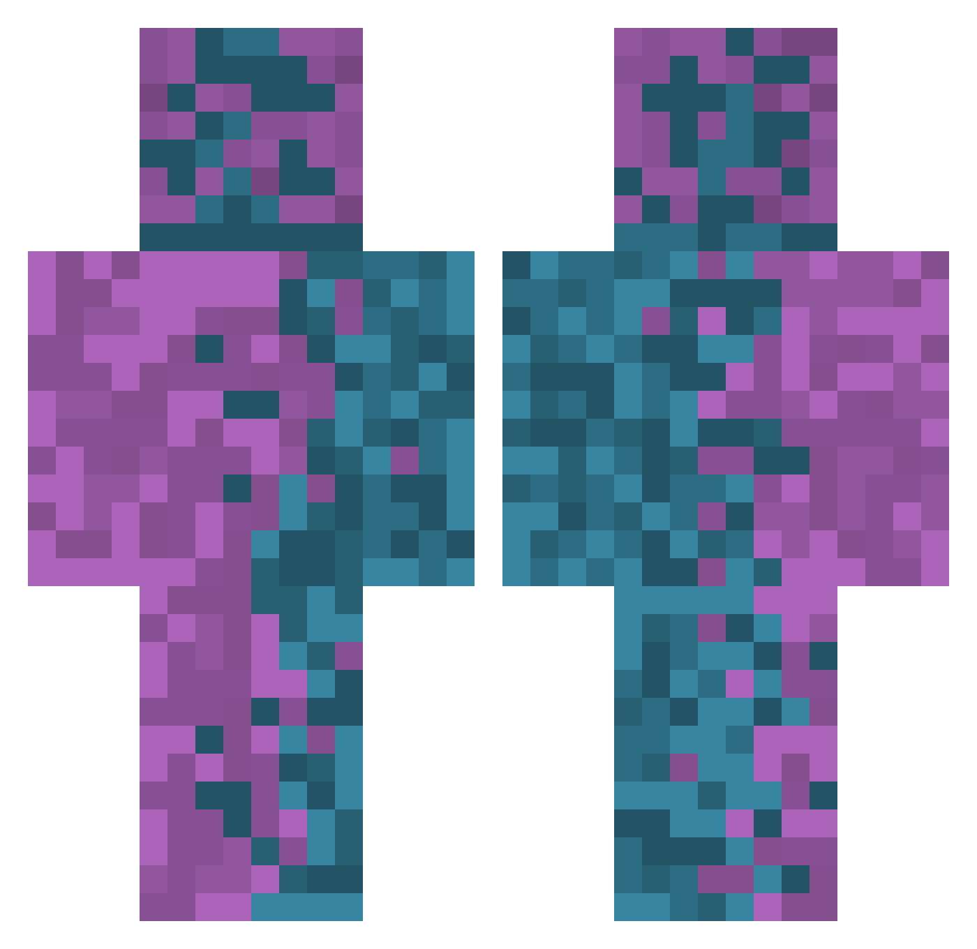 LeonelAlejandro Minecraft skin, front and back view