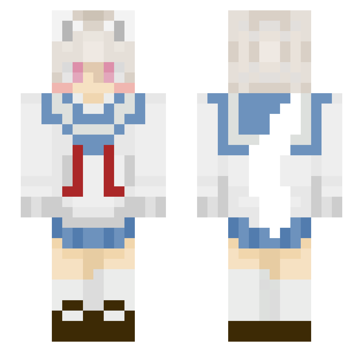 tsy192837465 Minecraft skin, front and back view