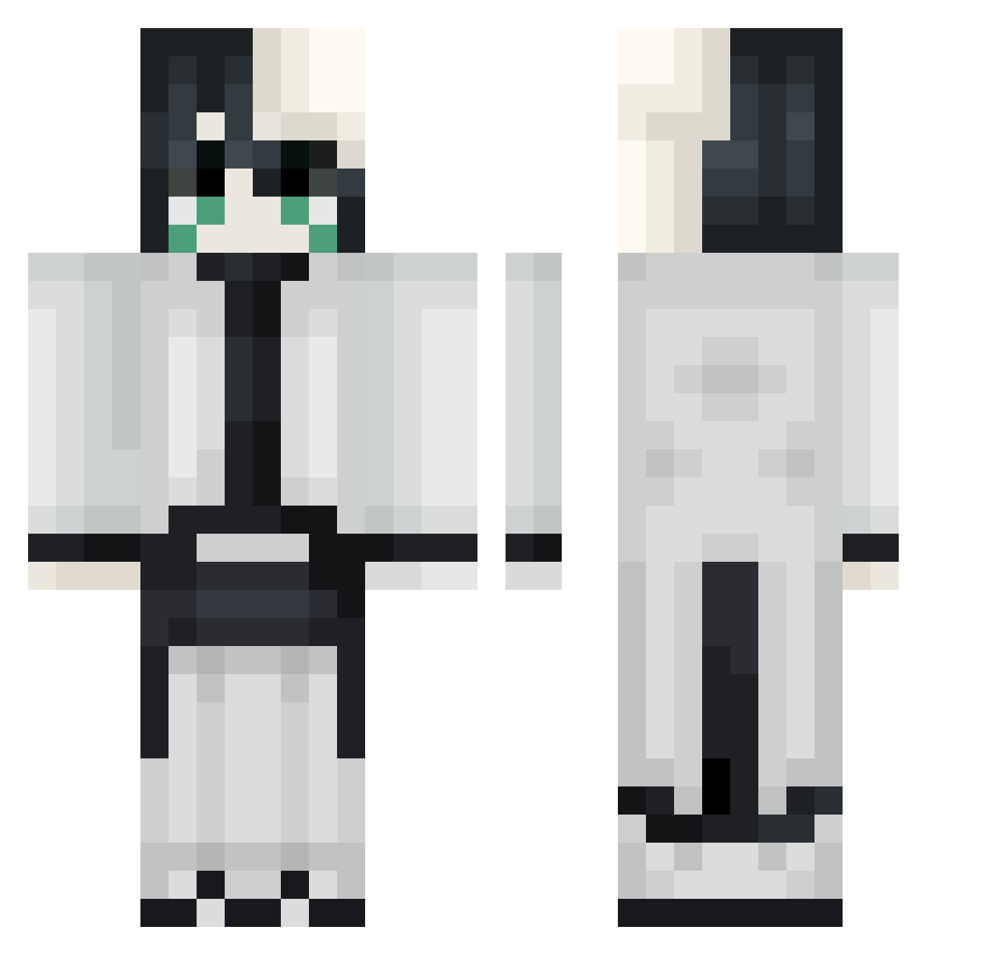 espatula000 Minecraft skin, front and back view