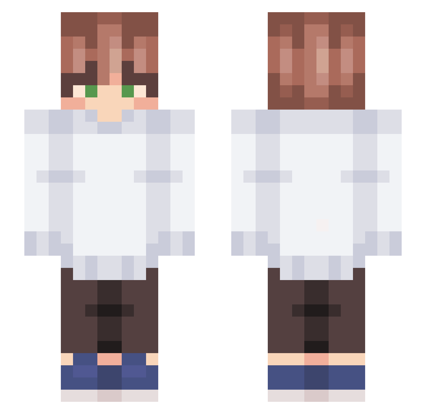 SirColbyIII Minecraft skin, front and back view