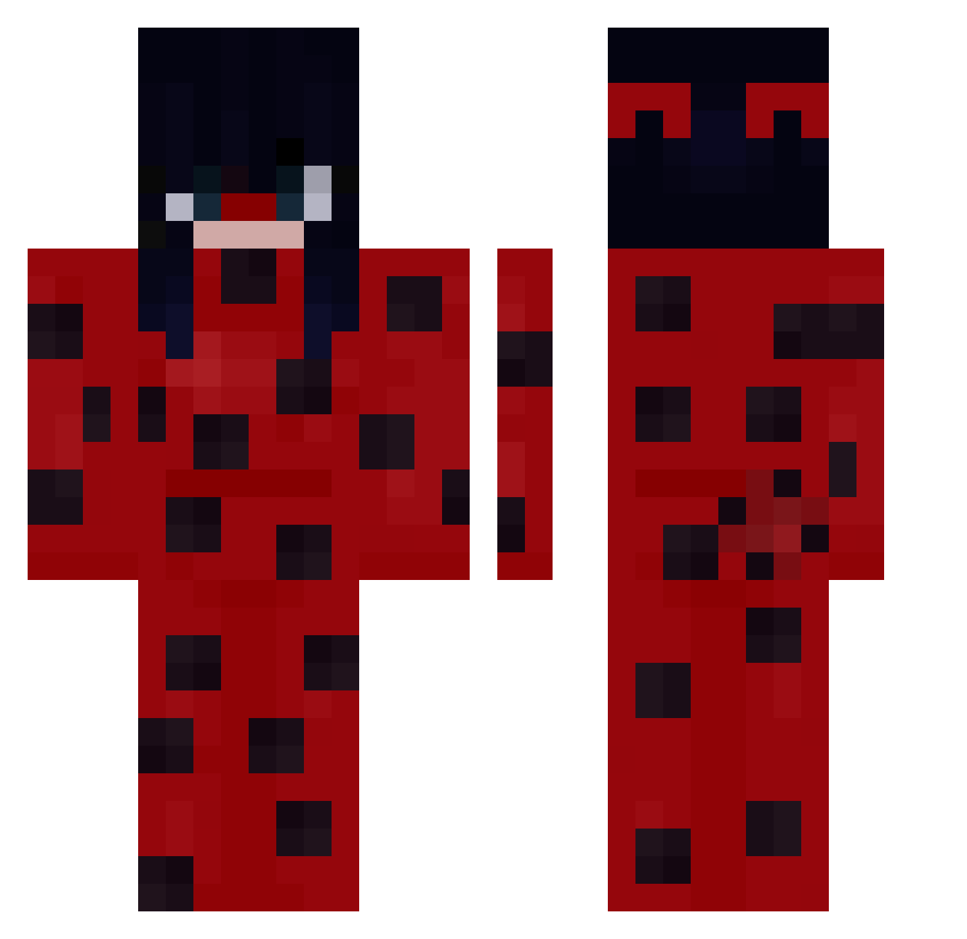 Dark_Leafff Minecraft skin, front and back view