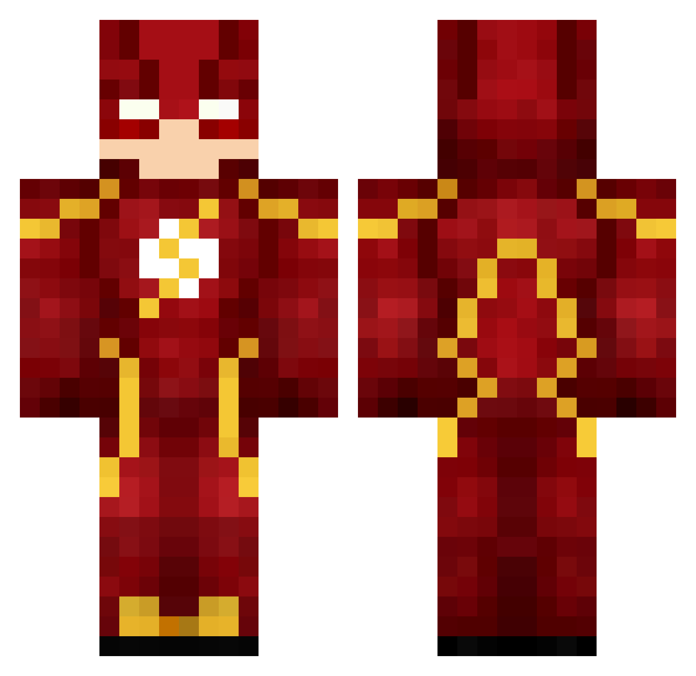 T0JaCiasteek Minecraft skin, front and back view