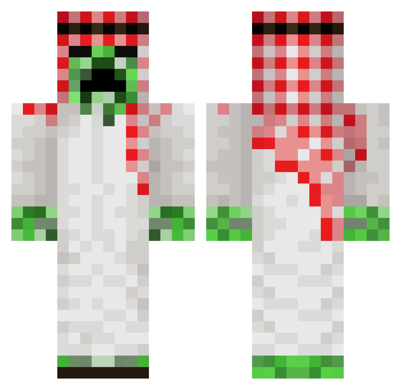 alswlgn09 Minecraft skin, front and back view