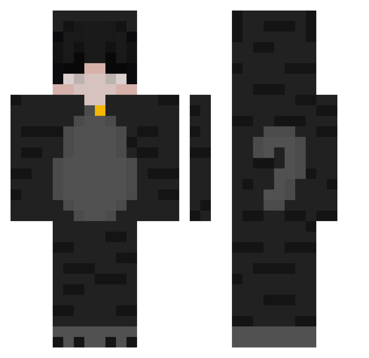 Star_Bear_0920 Minecraft skin, front and back view