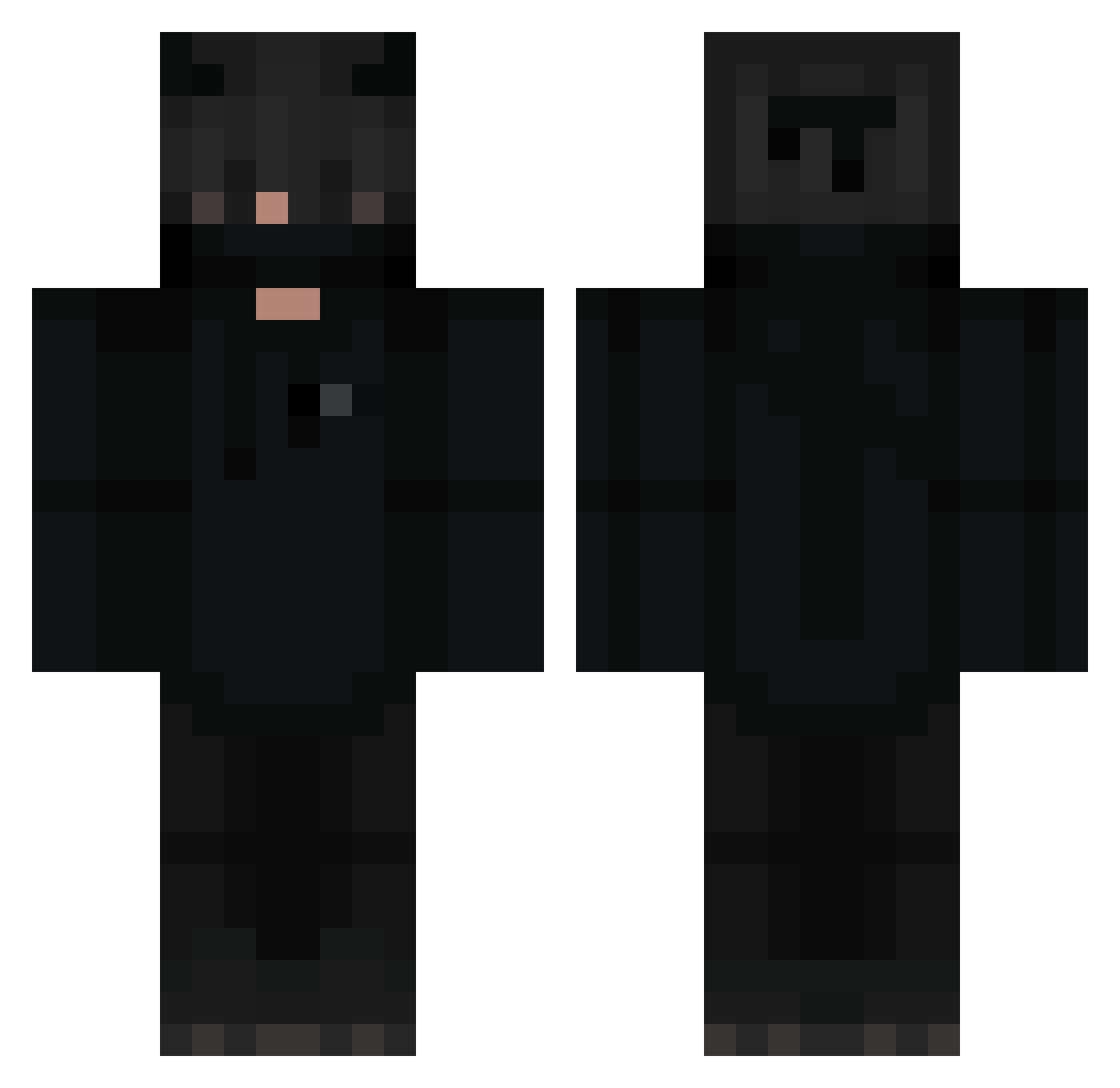 zun_nny Minecraft skin, front and back view