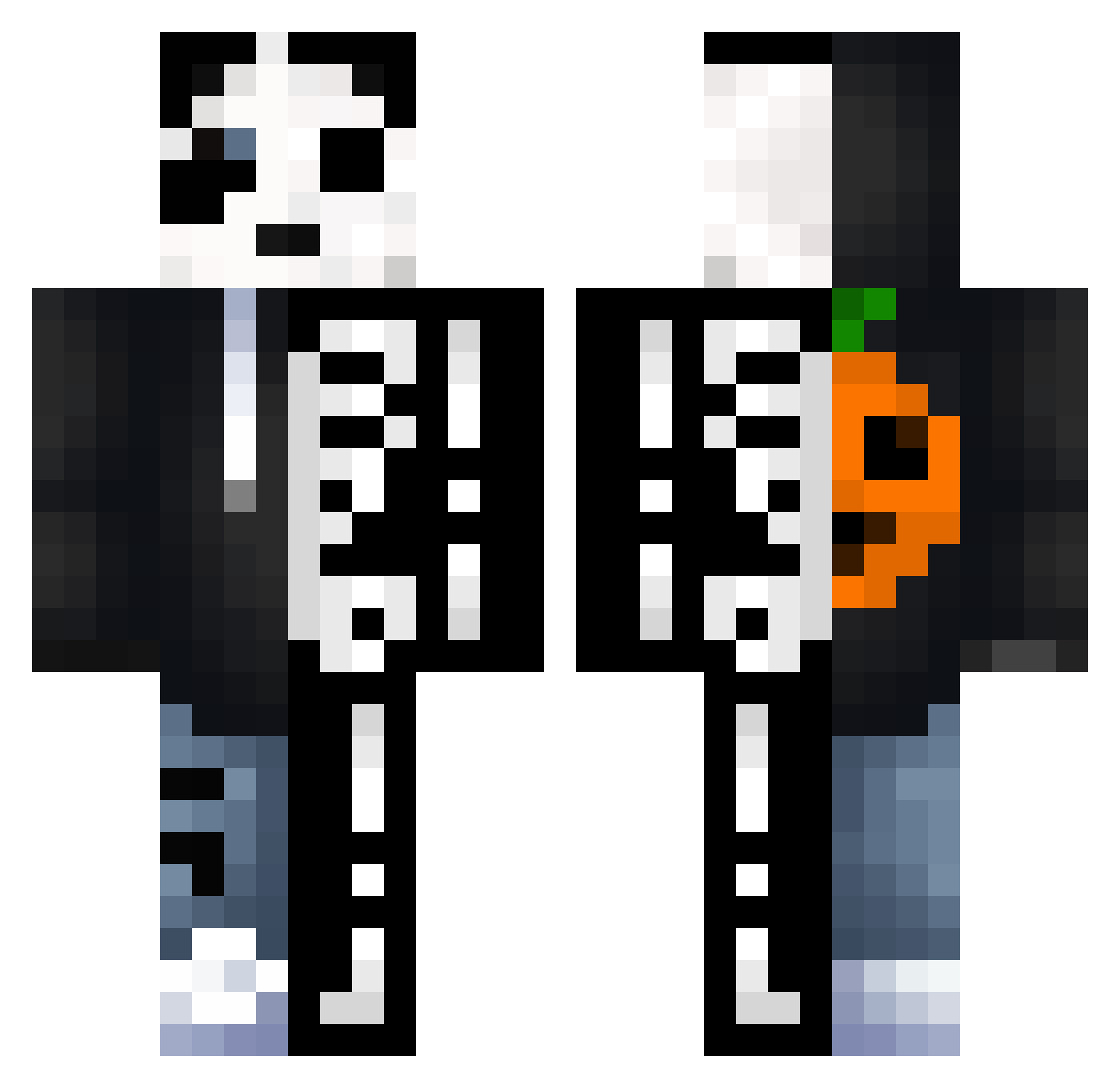 ystyst0902 Minecraft skin, front and back view