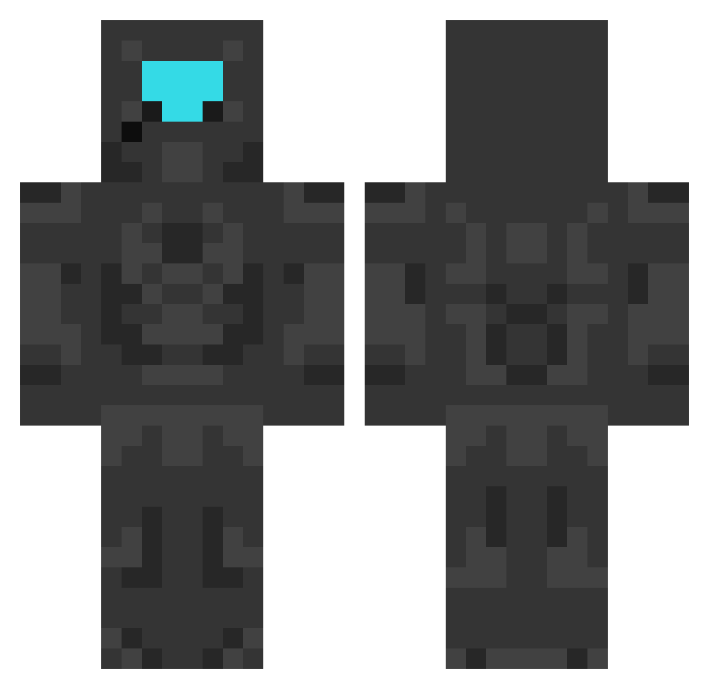 turqz_4 Minecraft skin, front and back view