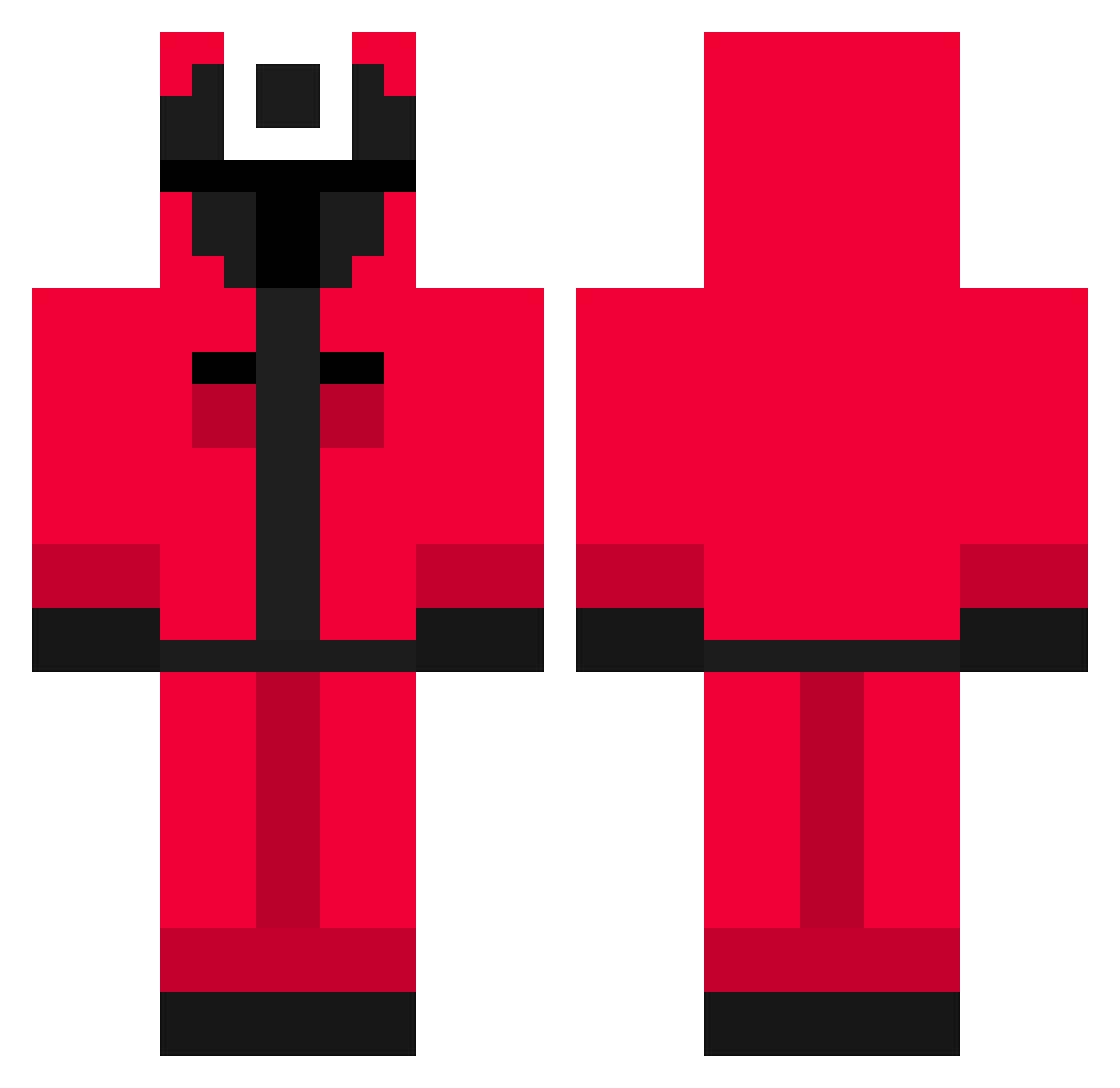 Cold_Watermelon Minecraft skin, front and back view