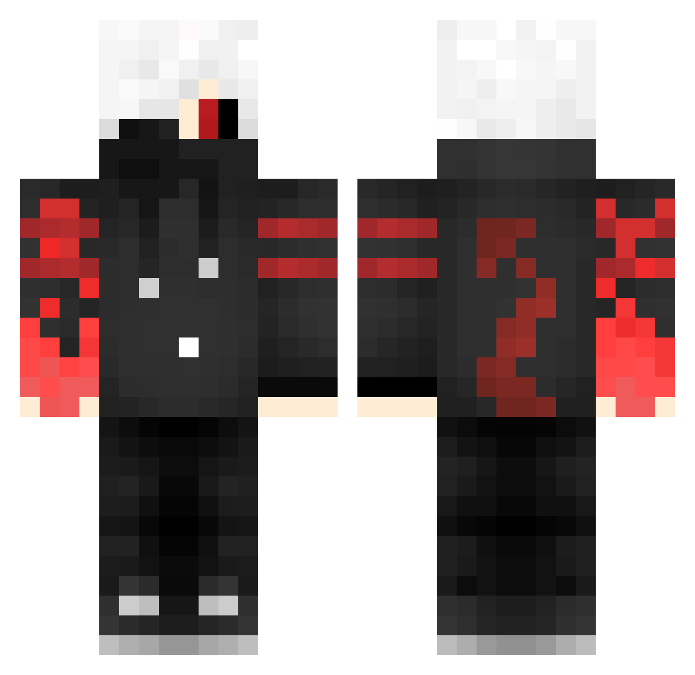 Patrik_111 Minecraft skin, front and back view