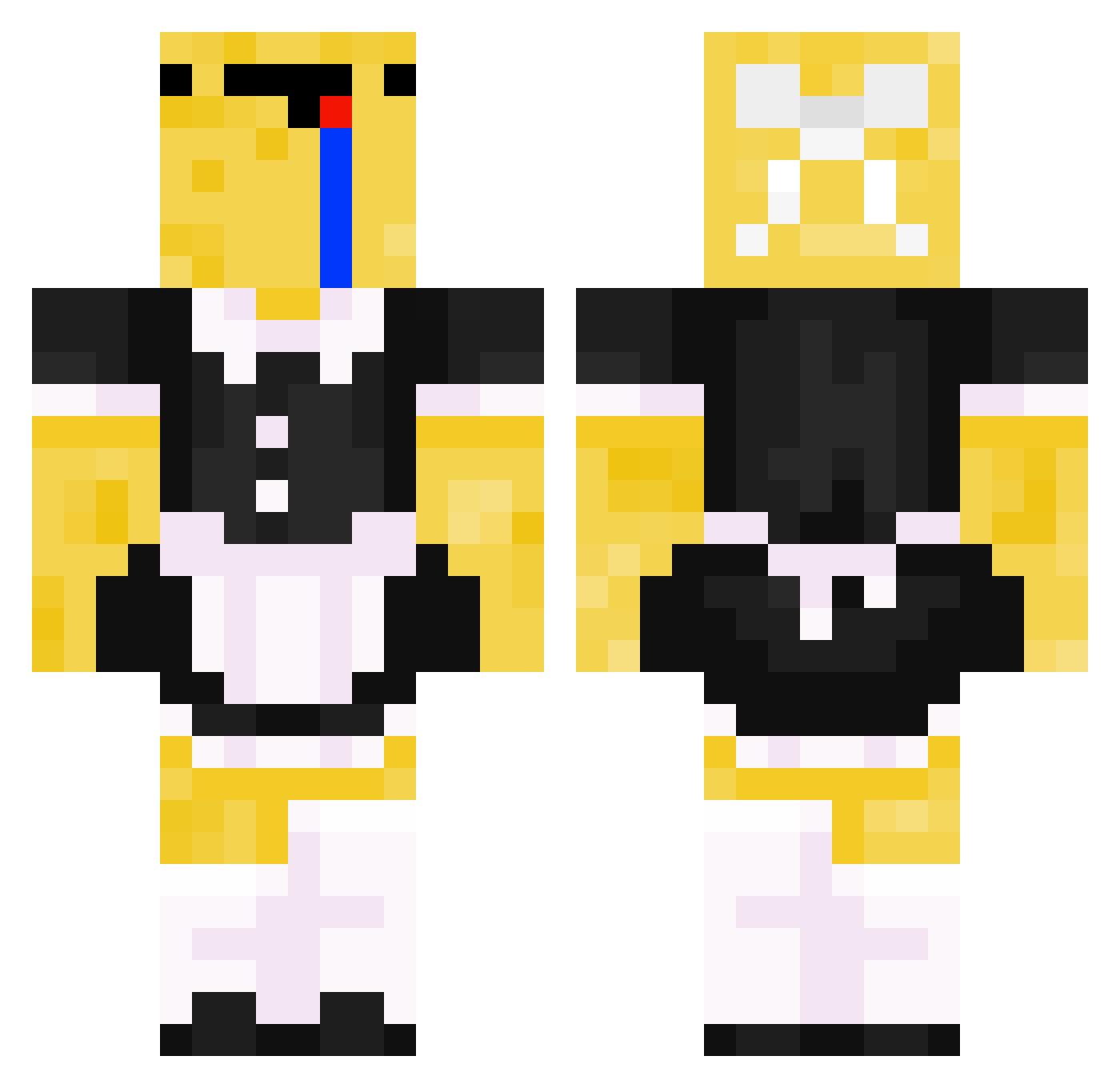 M4tr1x_ Minecraft skin, front and back view