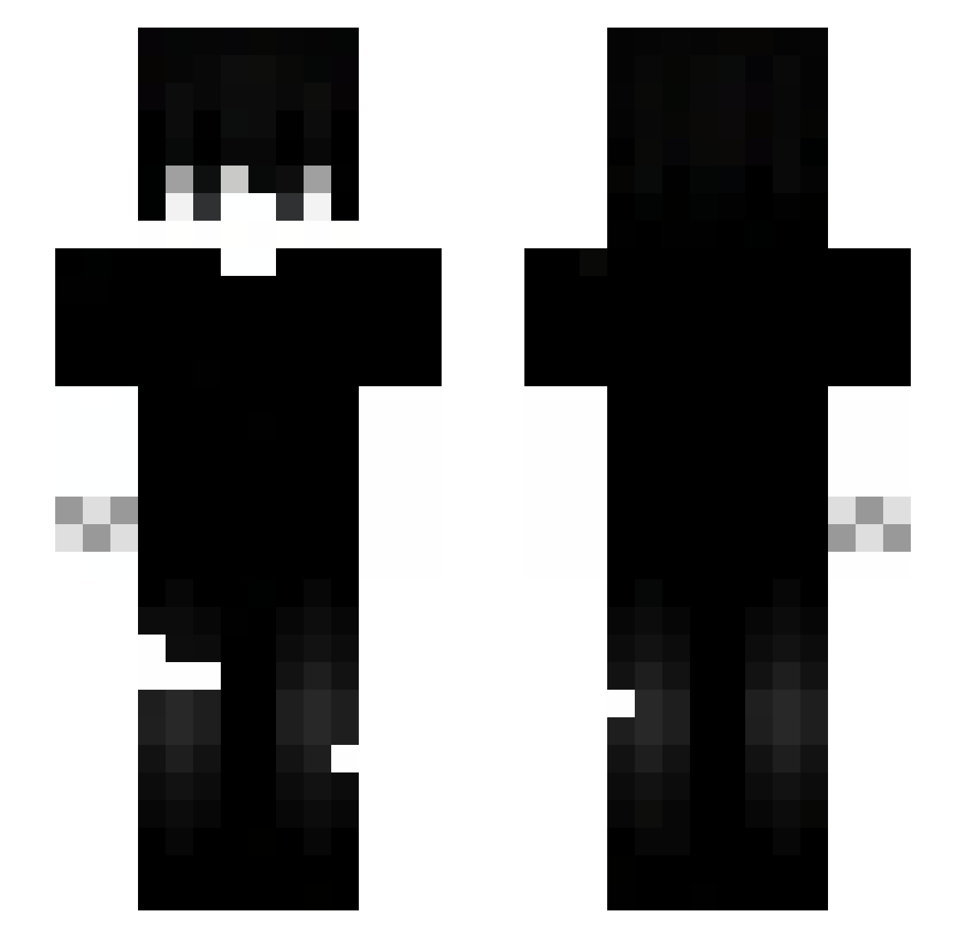Radzik123 Minecraft skin, front and back view