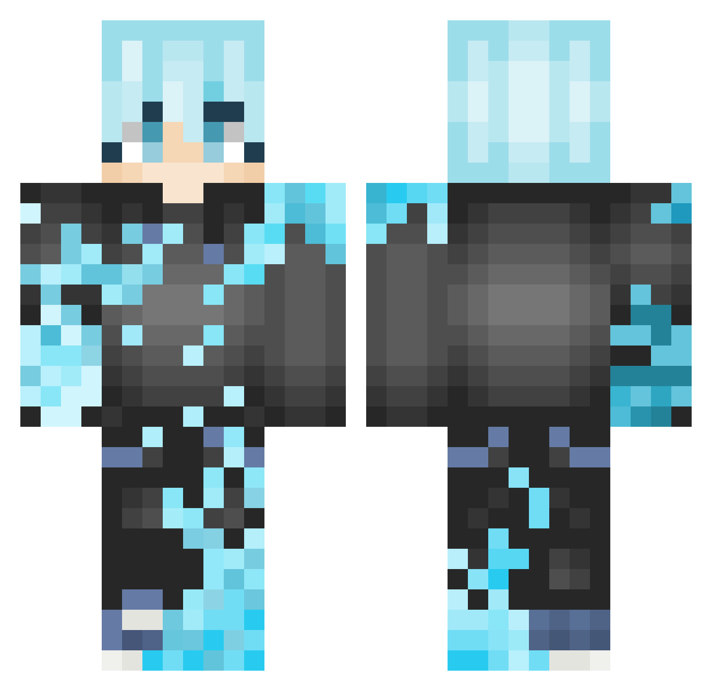 zolpidem5mg Minecraft skin, front and back view