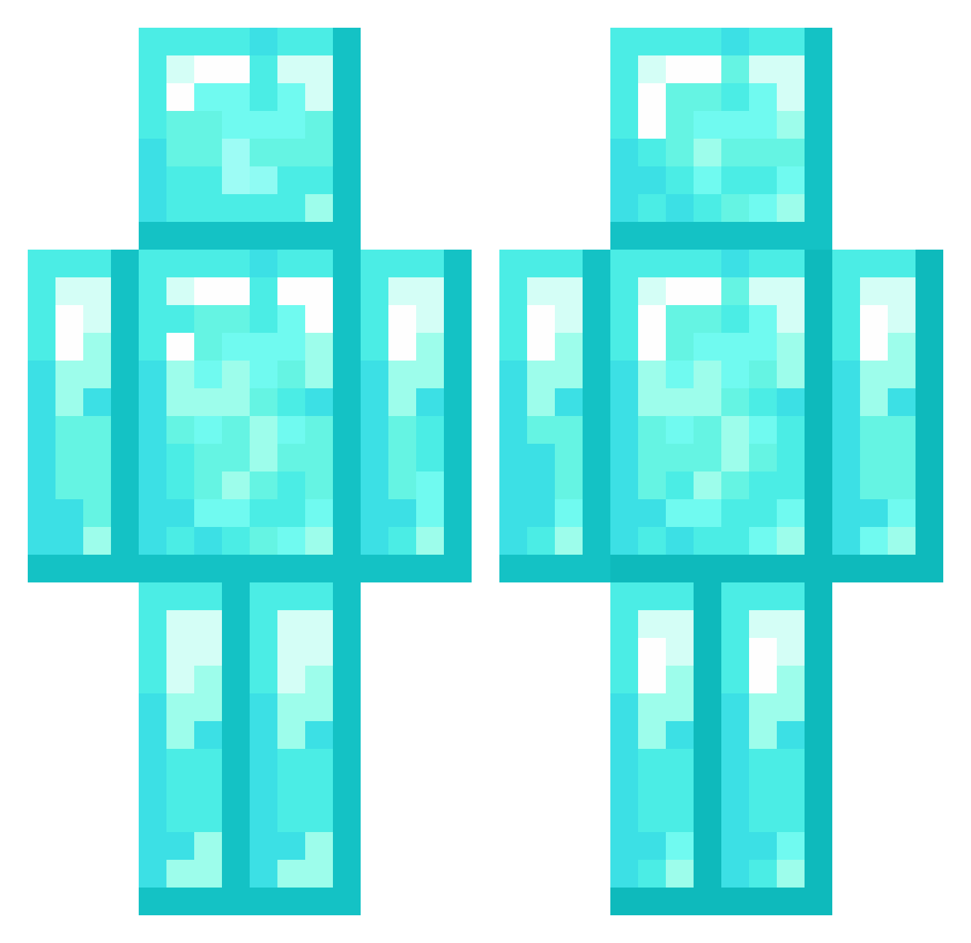 kimjungkuk Minecraft skin, front and back view