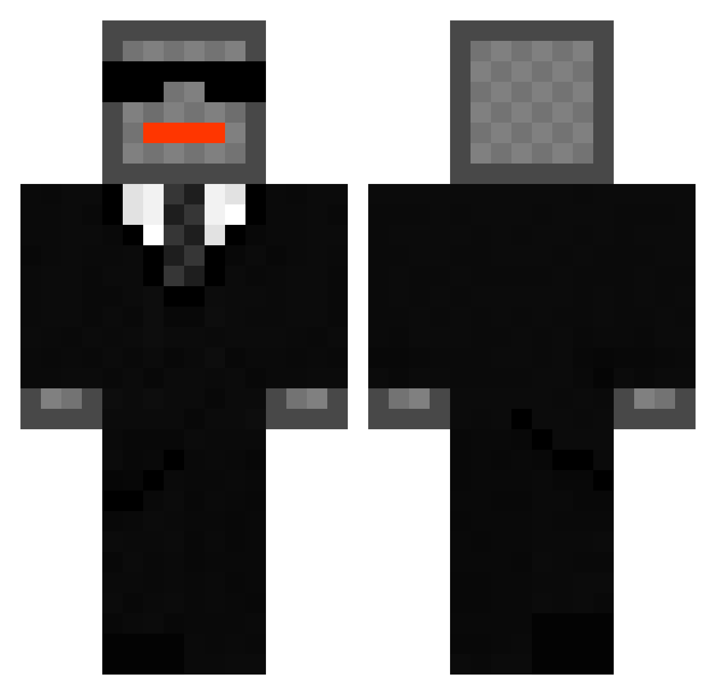 iNekNew_ Minecraft skin, front and back view
