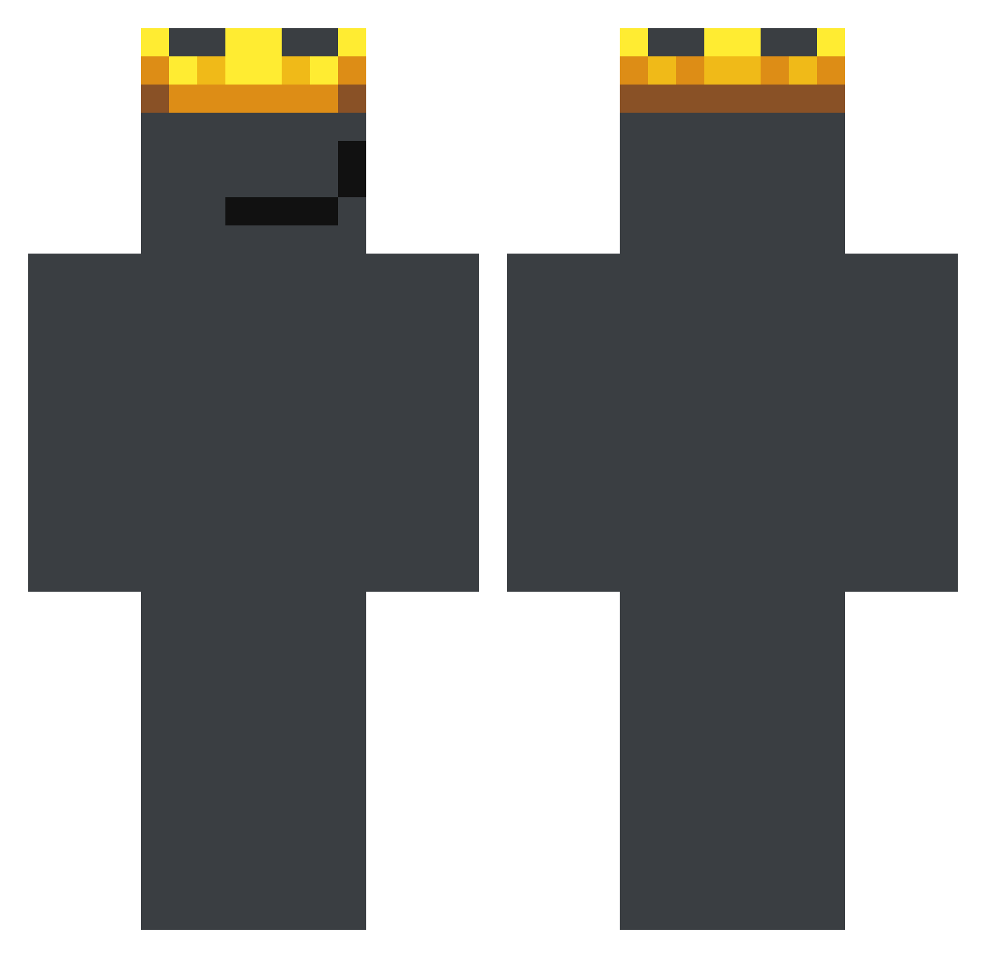 Xx_BruhSlayer_xX Minecraft skin, front and back view