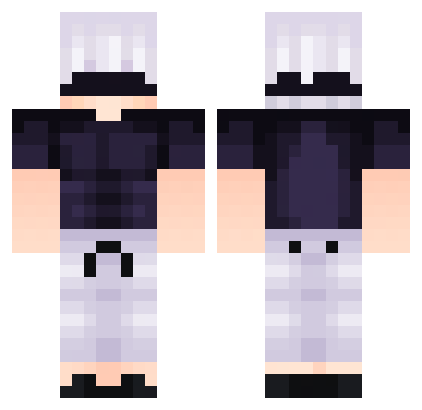 szczvpakzz Minecraft skin, front and back view