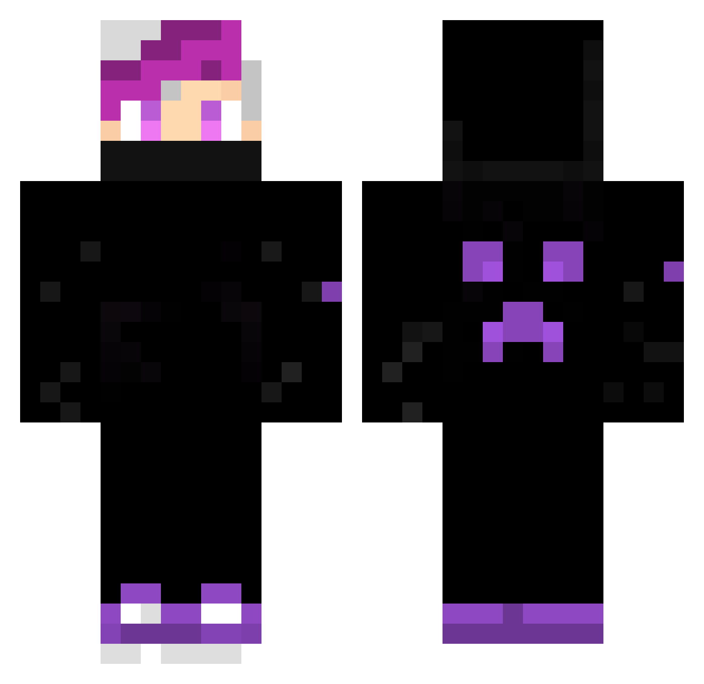 Zlok_0804 Minecraft skin, front and back view