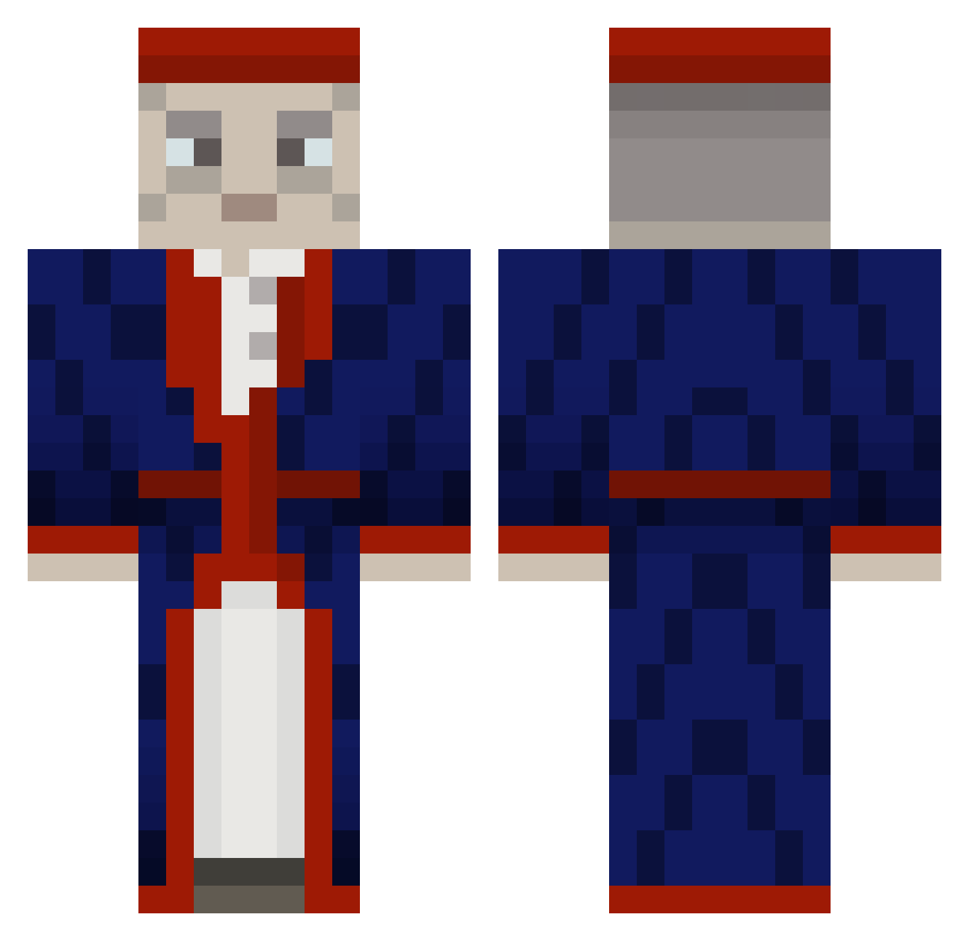 _THE0DORE Minecraft skin, front and back view