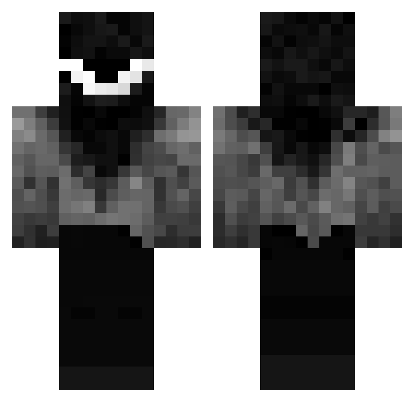 THE_E_MAN20 Minecraft skin, front and back view
