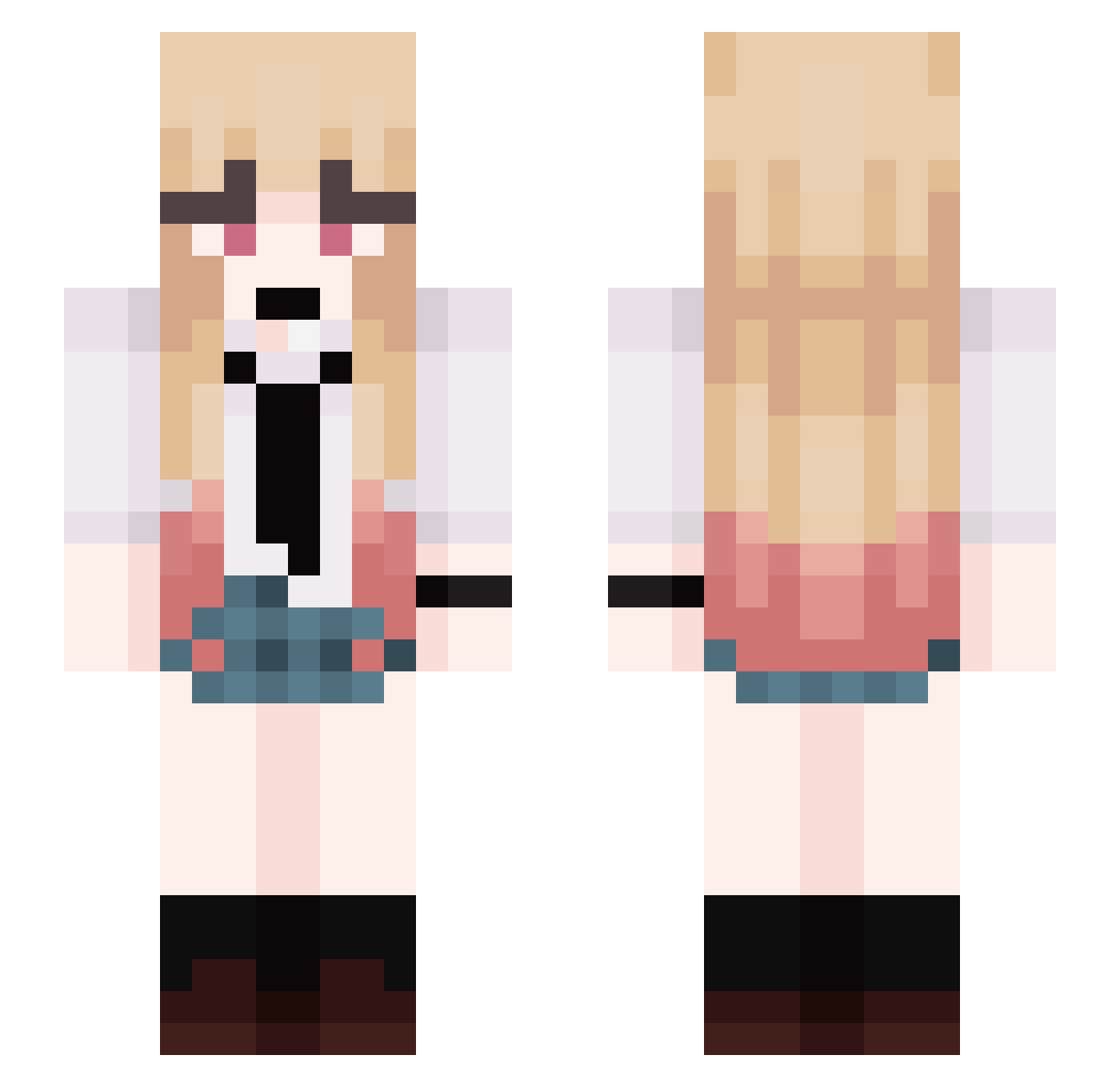 Matusz_1 Minecraft skin, front and back view