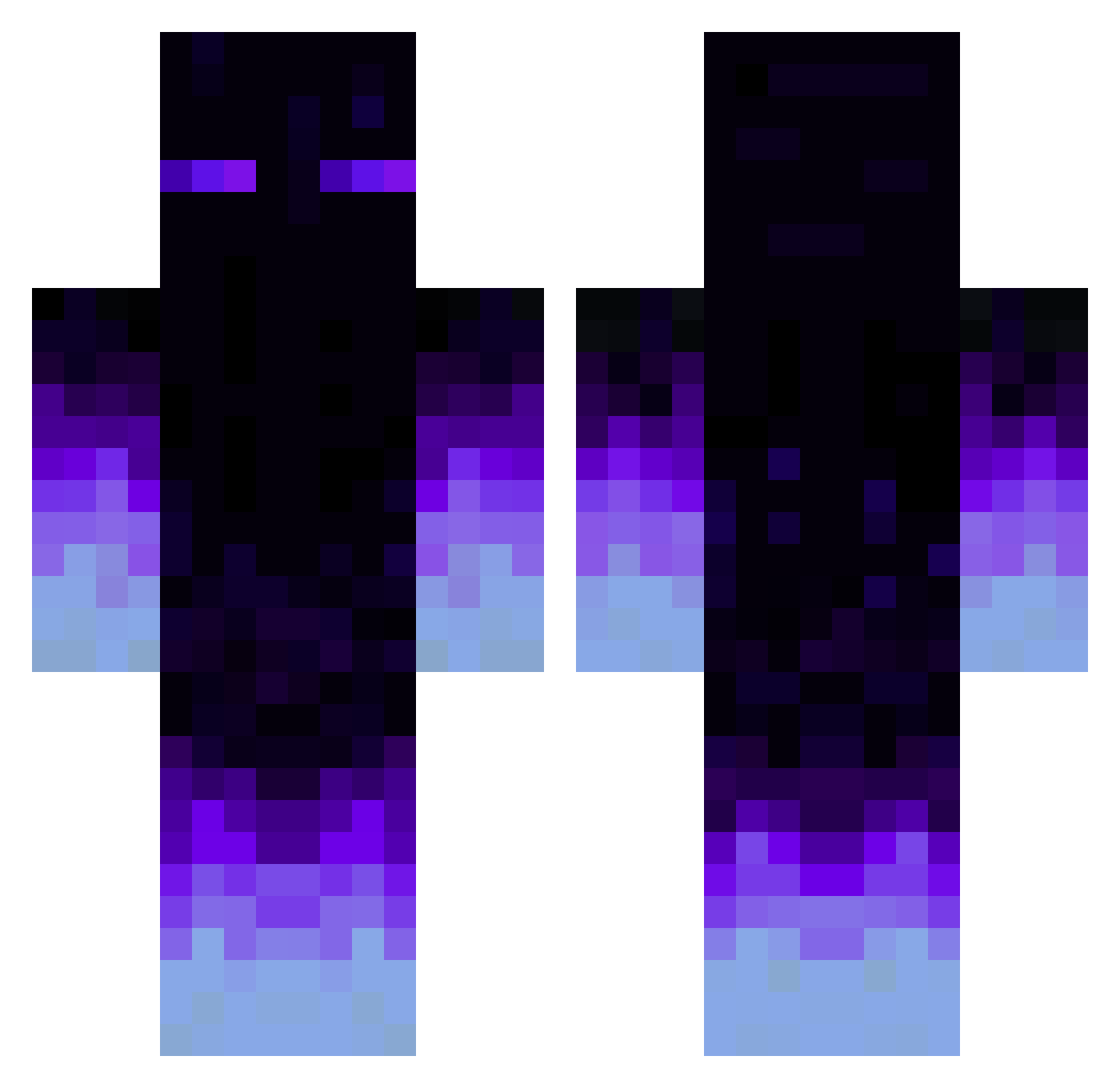 WeshReh_ Minecraft skin, front and back view