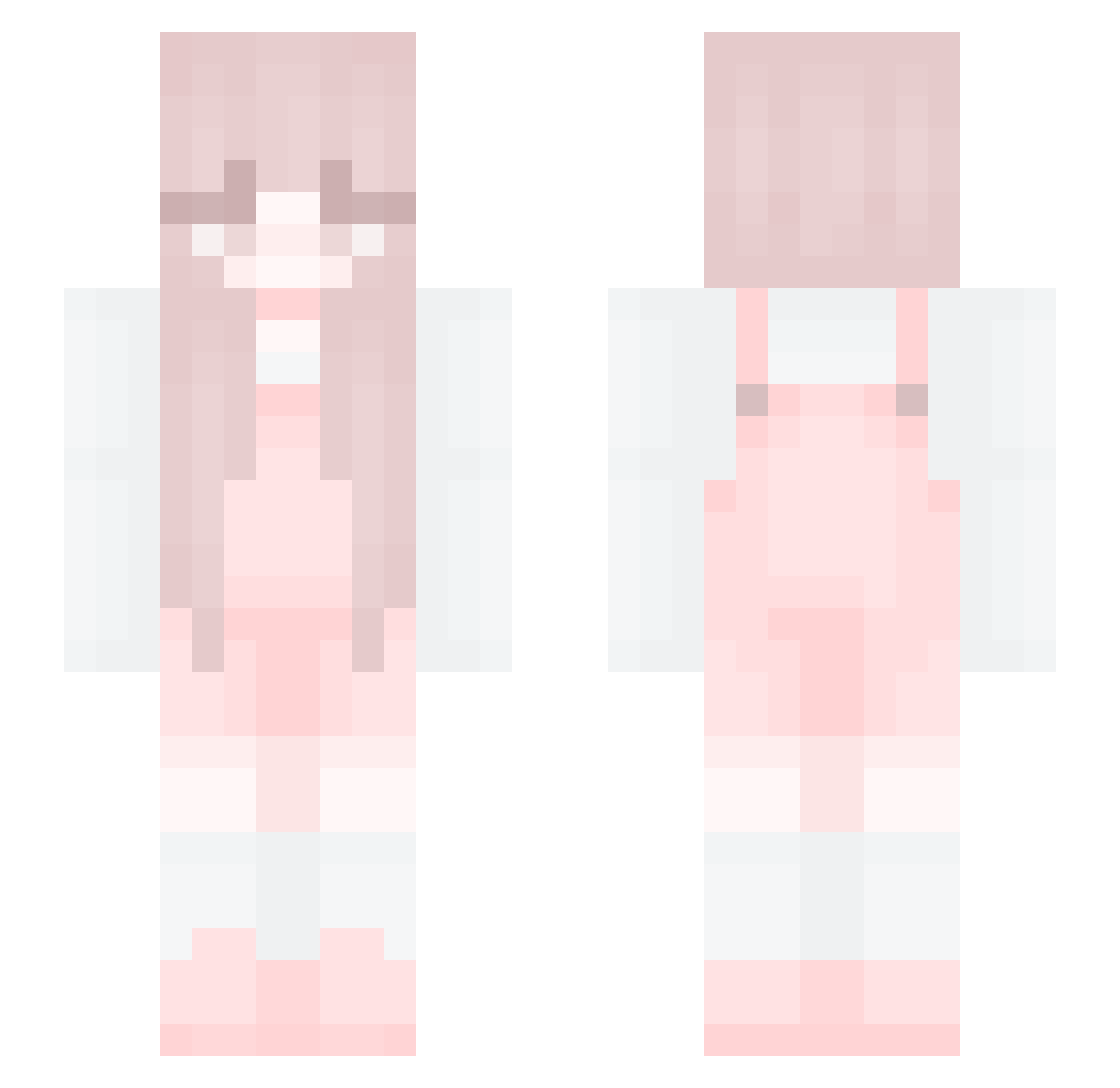 sleepingsheepy Minecraft skin, front and back view