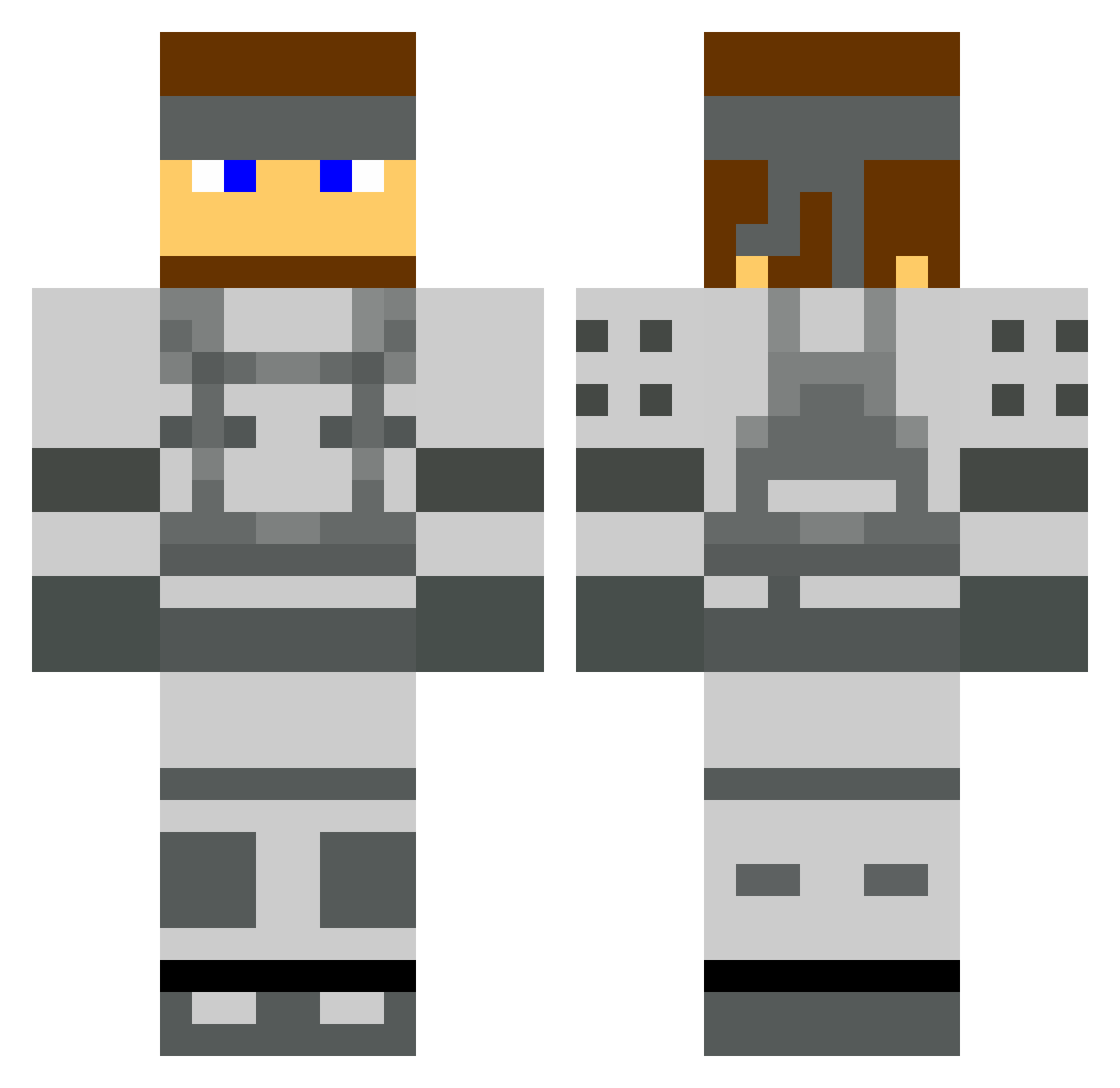 joylyon Minecraft skin, front and back view