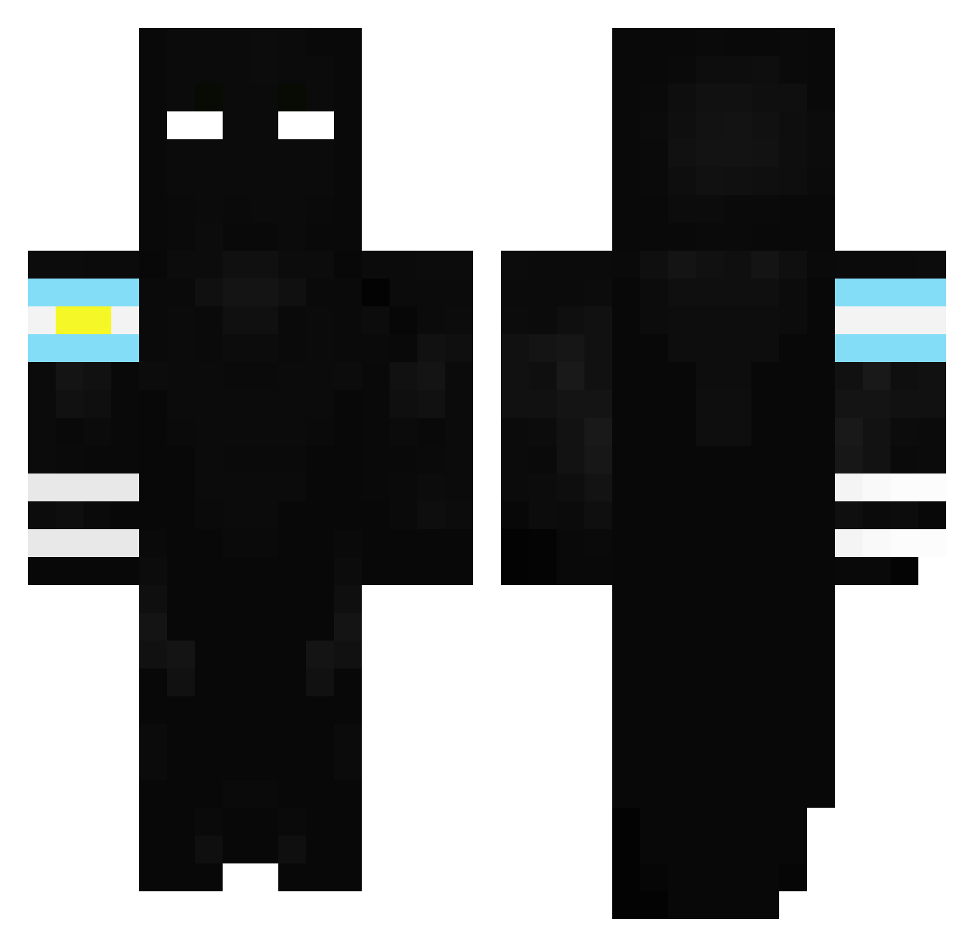 Roman_YG Minecraft skin, front and back view