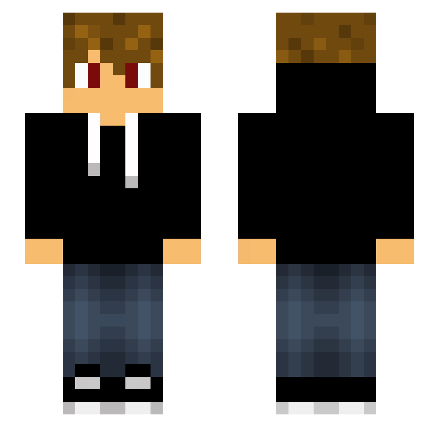 TurkixG1_B7 Minecraft skin, front and back view