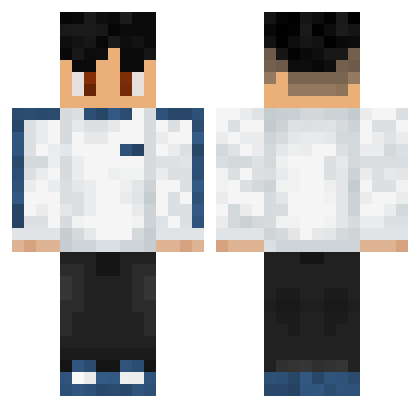 Taackk_ Minecraft skin, front and back view