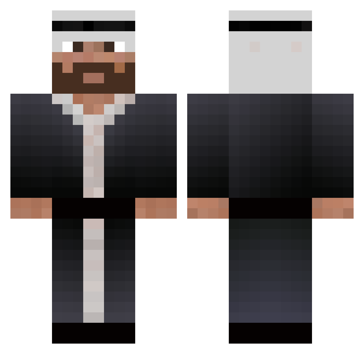 TheEpic_Dragon Minecraft skin, front and back view
