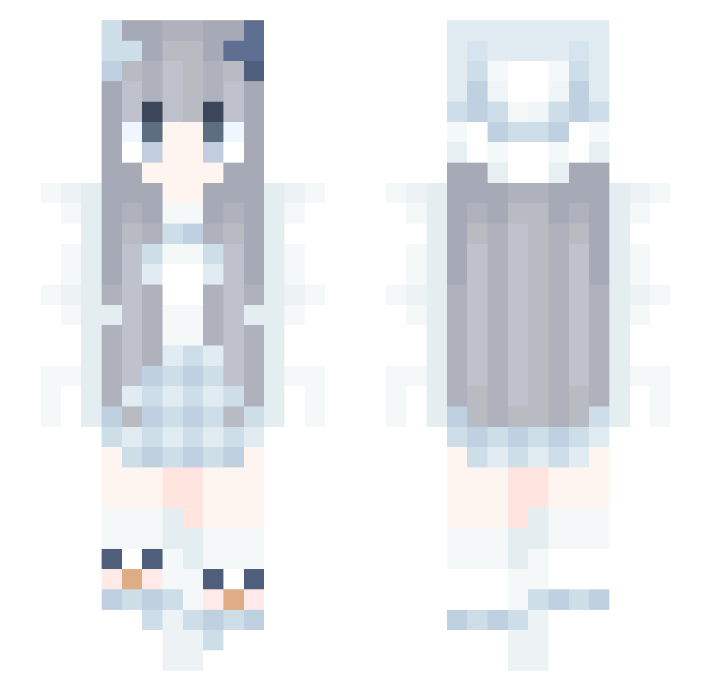 xingchen_123 Minecraft skin, front and back view