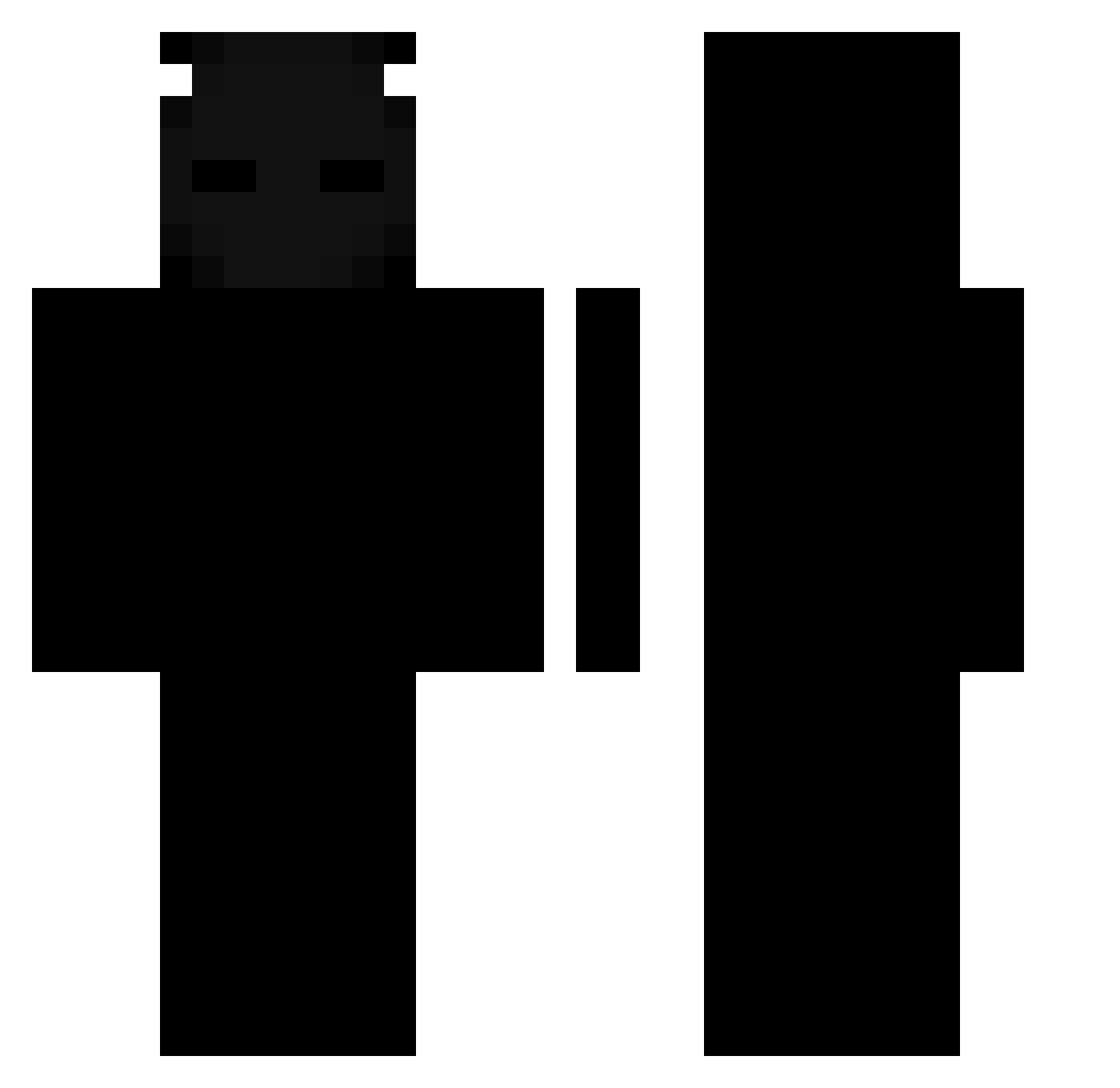 0nitr1x Minecraft skin, front and back view
