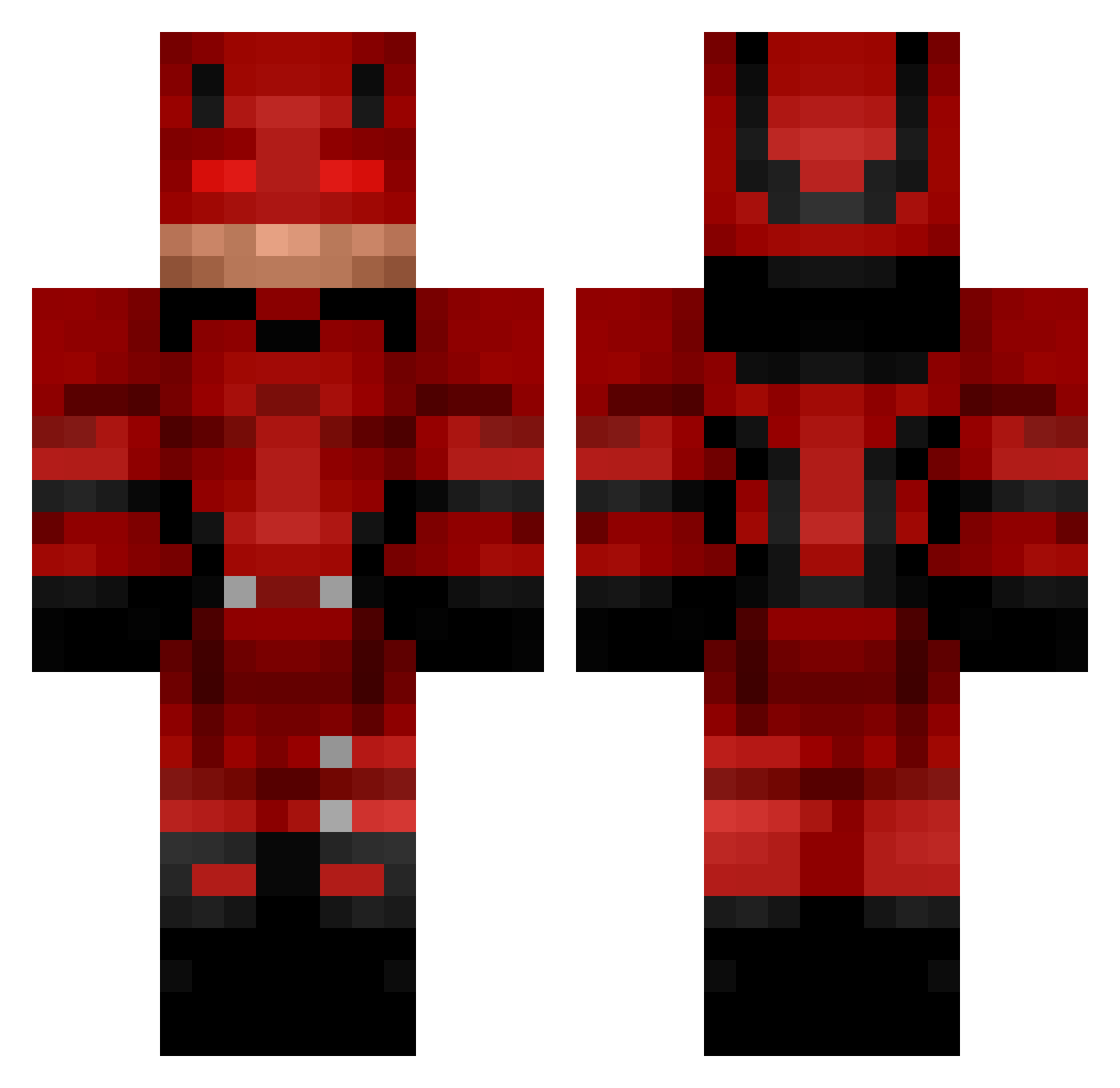 harrison41 Minecraft skin, front and back view