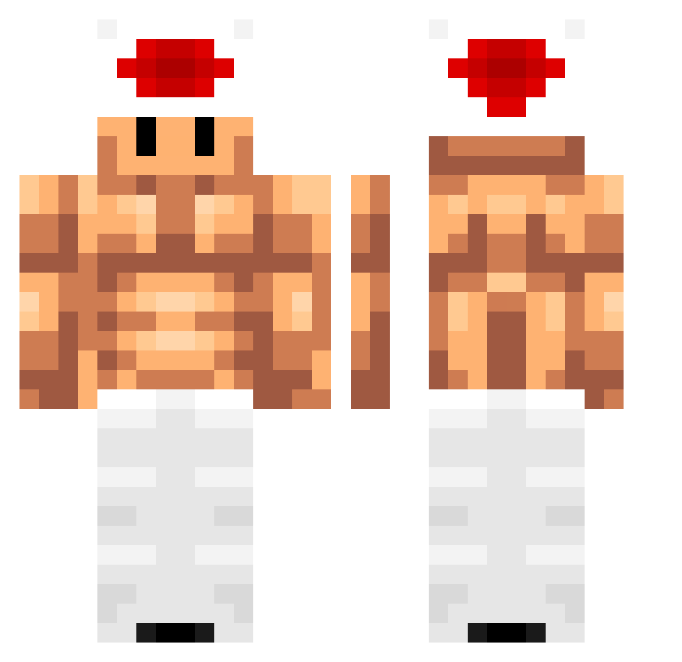 Maciaseq1112 Minecraft skin, front and back view