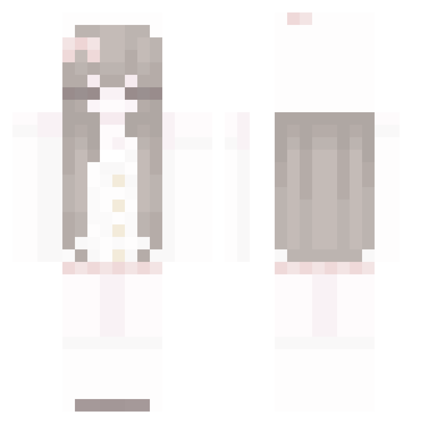 semini14 Minecraft skin, front and back view