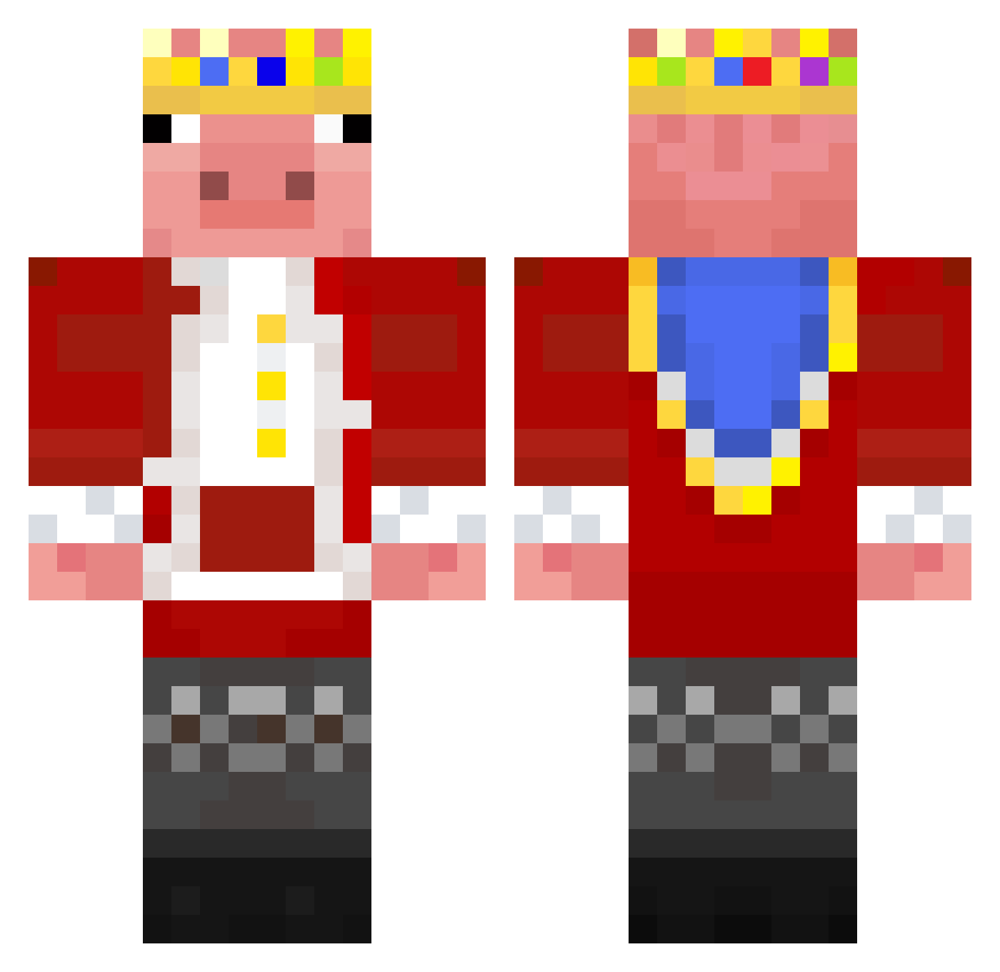 TheOverseer_ Minecraft skin, front and back view